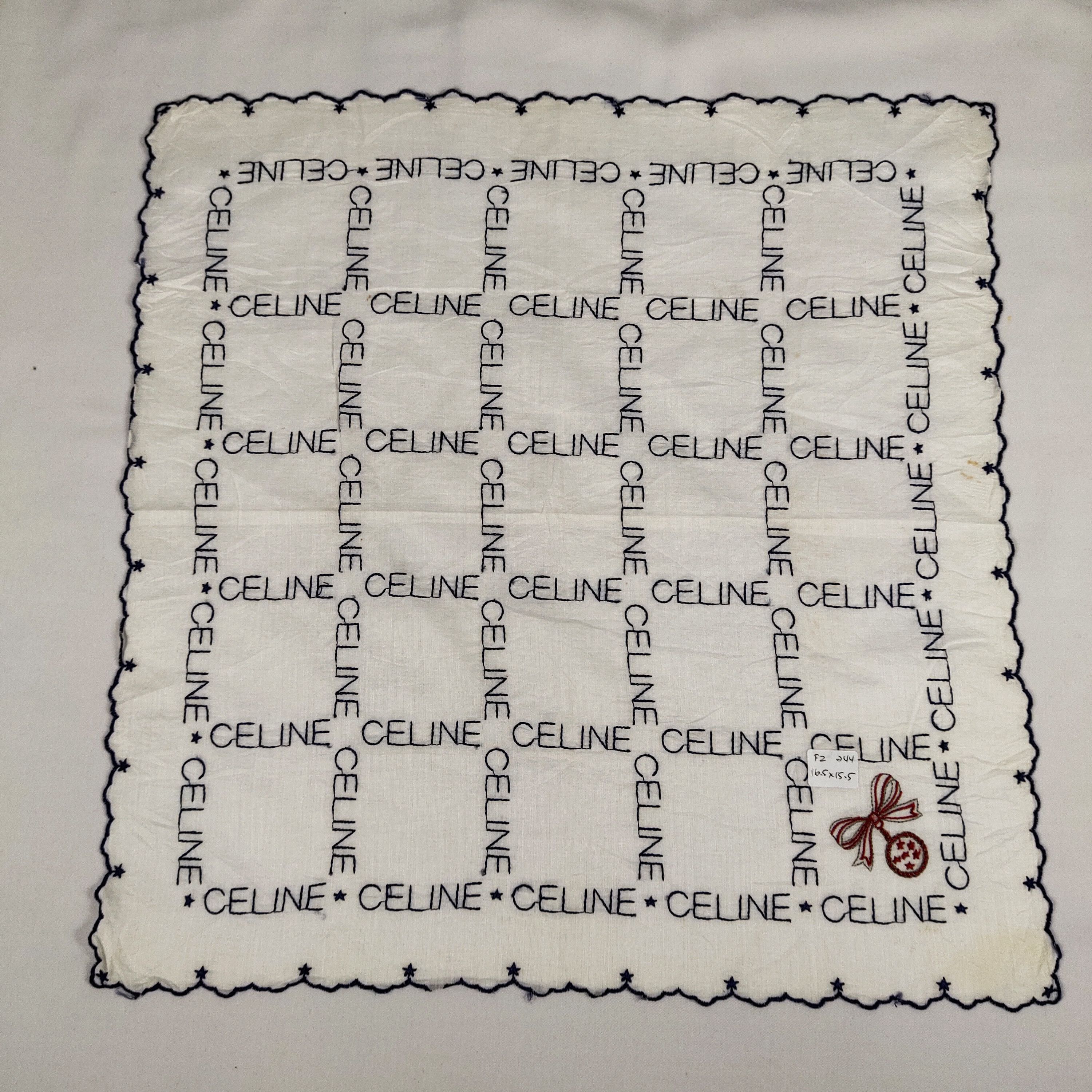 Celine × Vintage Celine Handkerchief / Neckerchief / Bandana FZ244 Size ONE SIZE - 3 Thumbnail