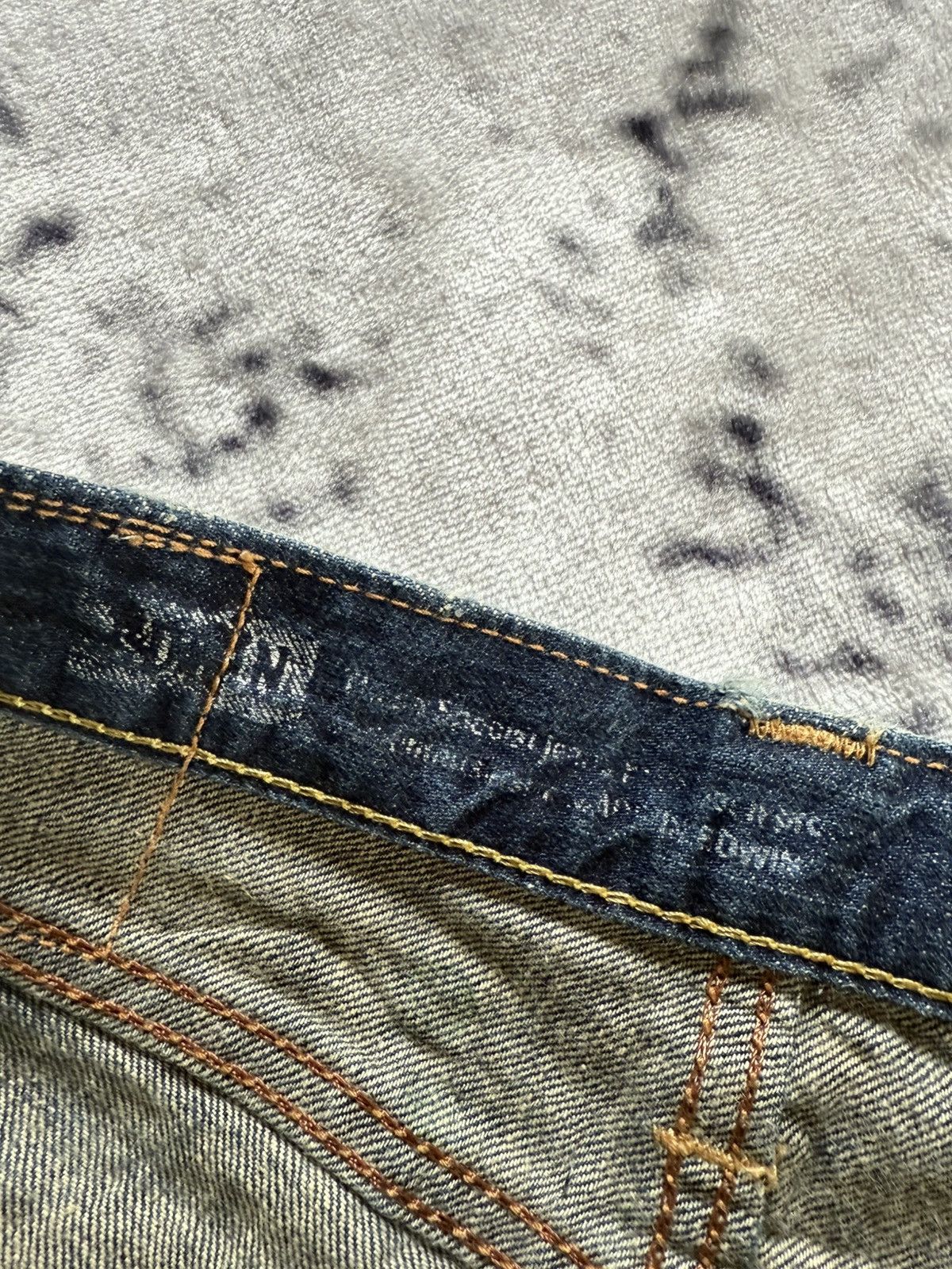 Edwin Edwin Fuga Style 503 Patina Fade Wash Whiskers Jeans Size US 28 / EU 44 - 20 Thumbnail
