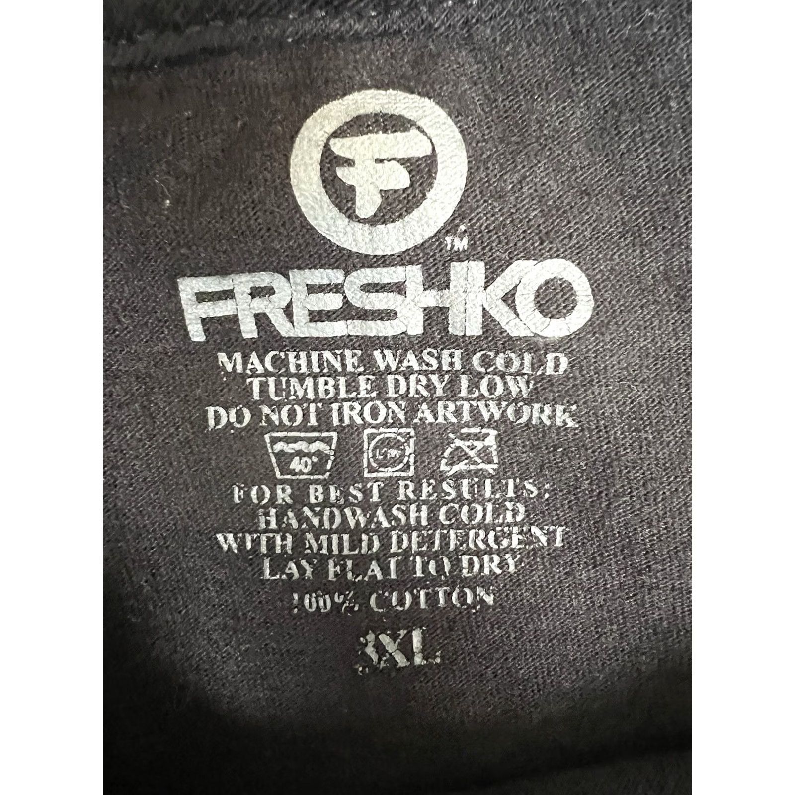 Logo 7 Freshko T-Shirt 3XL OG Logo Black Hip Hop 90s Mens Men Logo Tee Size US XXL / EU 58 / 5 - 5 Thumbnail