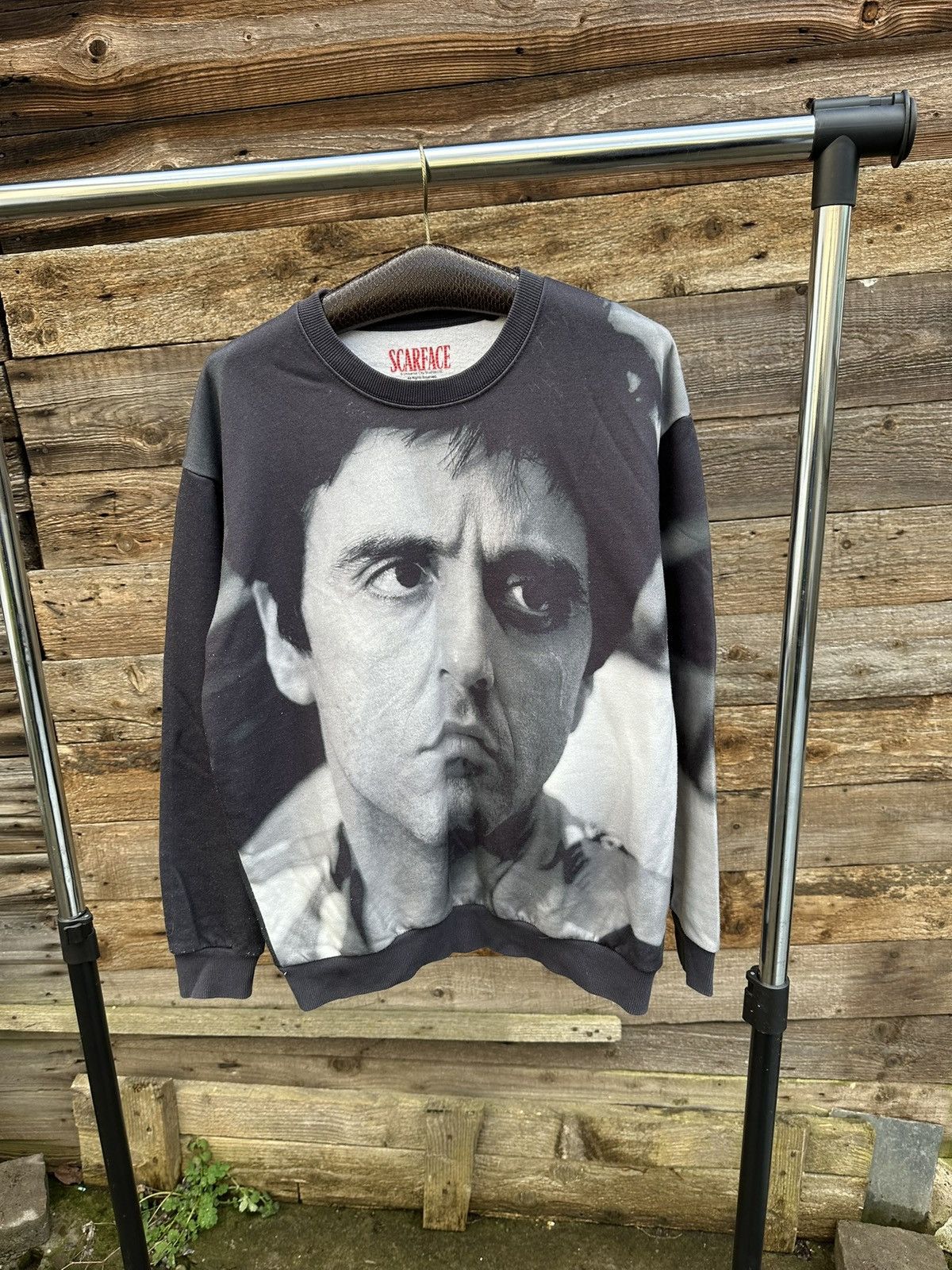 Vintage Scarface Tony Montana Over Print Sweatshirt Y2K Scream Size US M / EU 48-50 / 2 - 1 Thumbnail