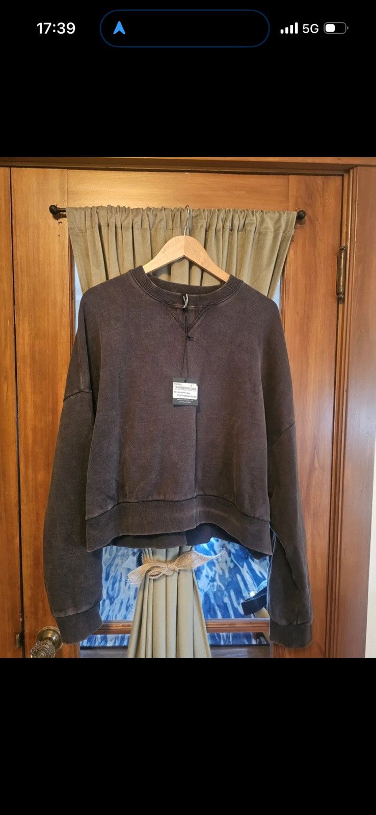 Entire Studios Entire Studios ☆ Sweatshirt, Washed Black / Gray Unisex Size US S / EU 44-46 / 1 - 1 Thumbnail
