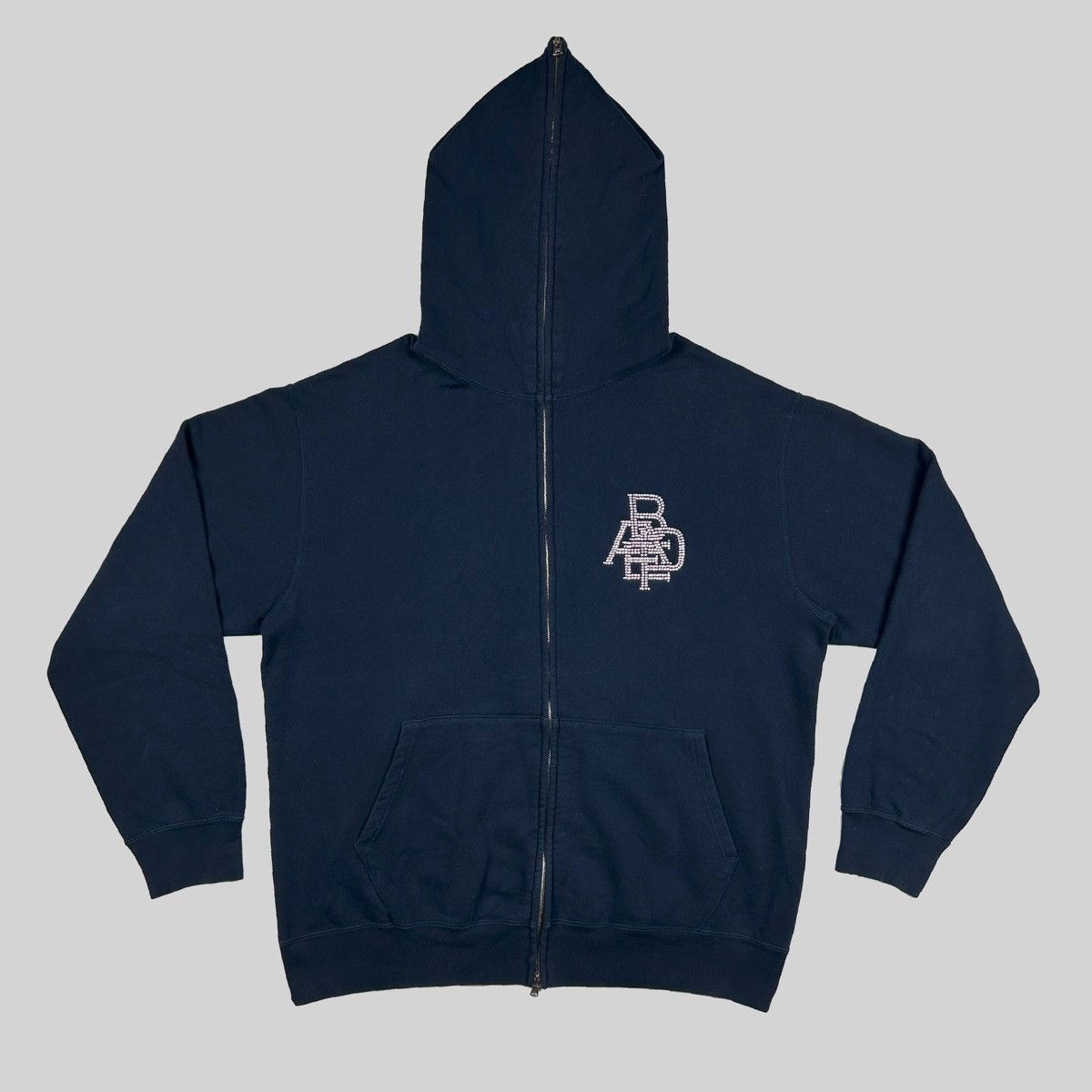 Bape Bape Swarovski Logo Full Zip Up Hoodie Size US XL / EU 56 / 4 - 1 Thumbnail
