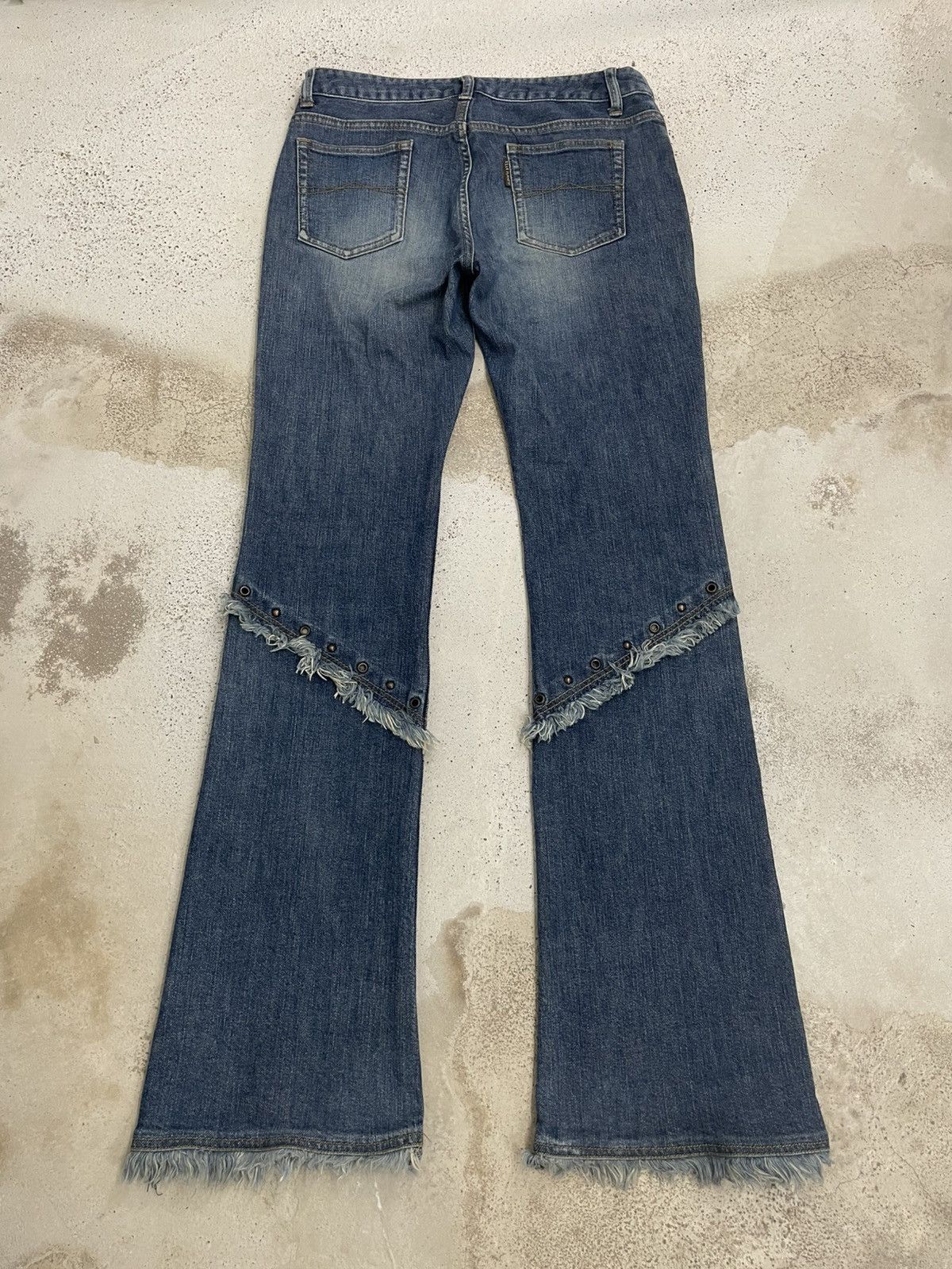 Hysteric Glamour Elle Planette Flare Stud Thread Asymmetrical Cut Design Size 26" / US 2 / IT 38 - 2 Thumbnail