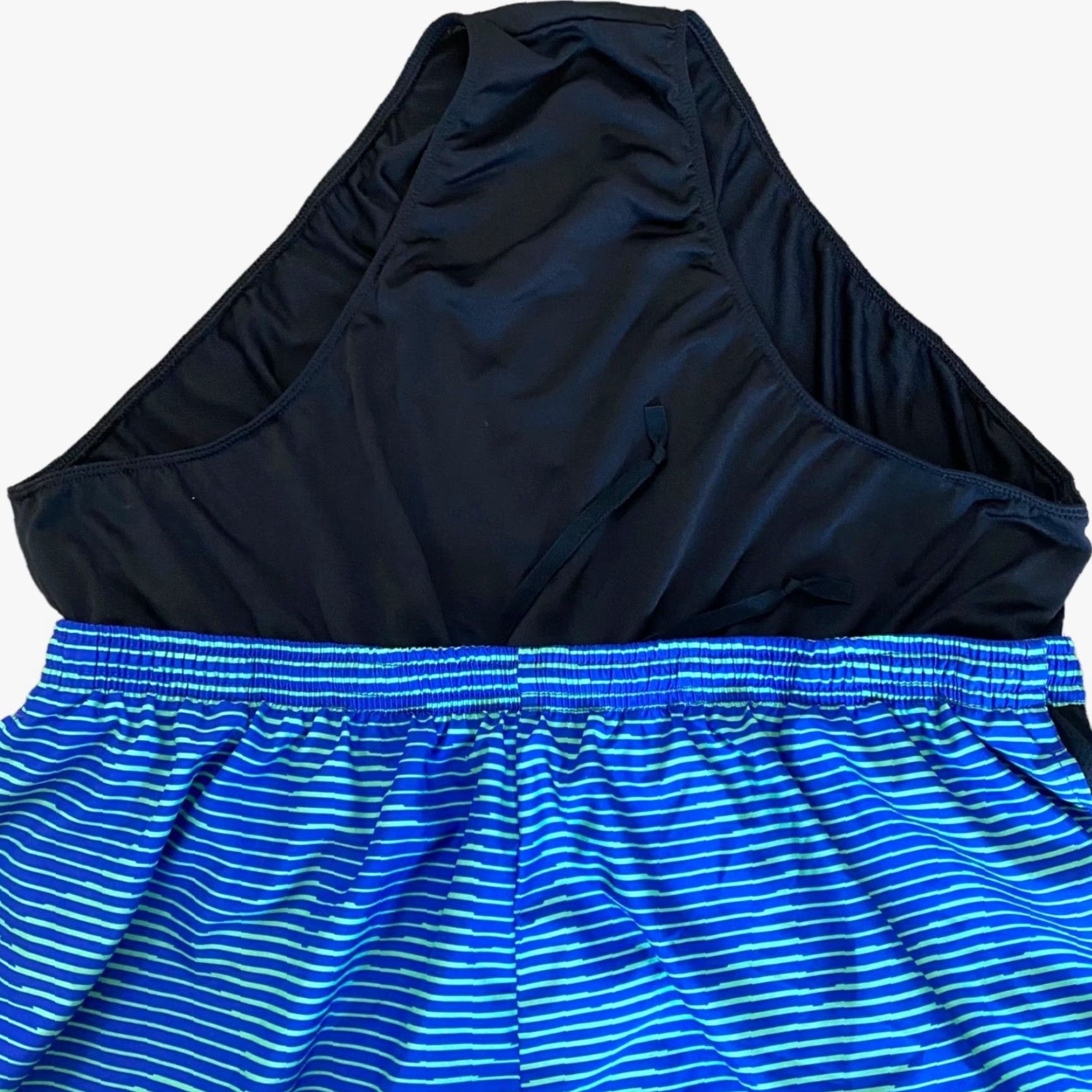 Nike VINTAGE Nike Dri-Fi Challenger Striped 7'' Running Short Blue Mens 2XL Lined Active Wear Size US 39 - 5 Thumbnail