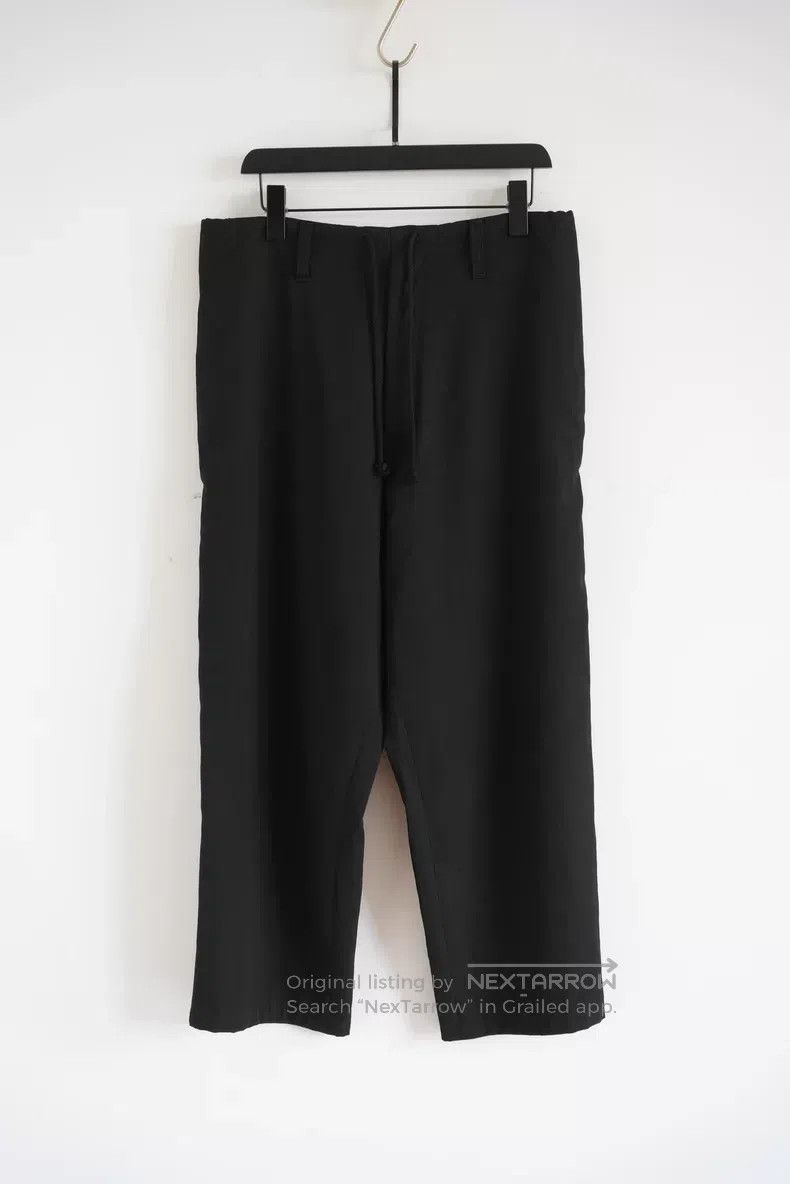 Yohji Yamamoto Yohji Yamamoto size 1 17aw tailored drawstring wool pants Size US 28 / EU 44 - 1 Thumbnail