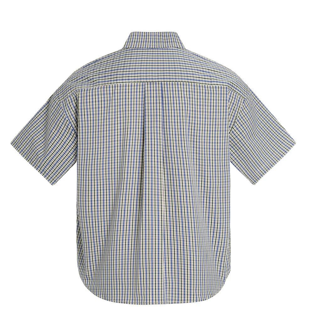 Japanese Brand × Vintage American retro men's loose vertical striped plaid shirt Size US L / EU 52-54 / 3 - 2 Thumbnail