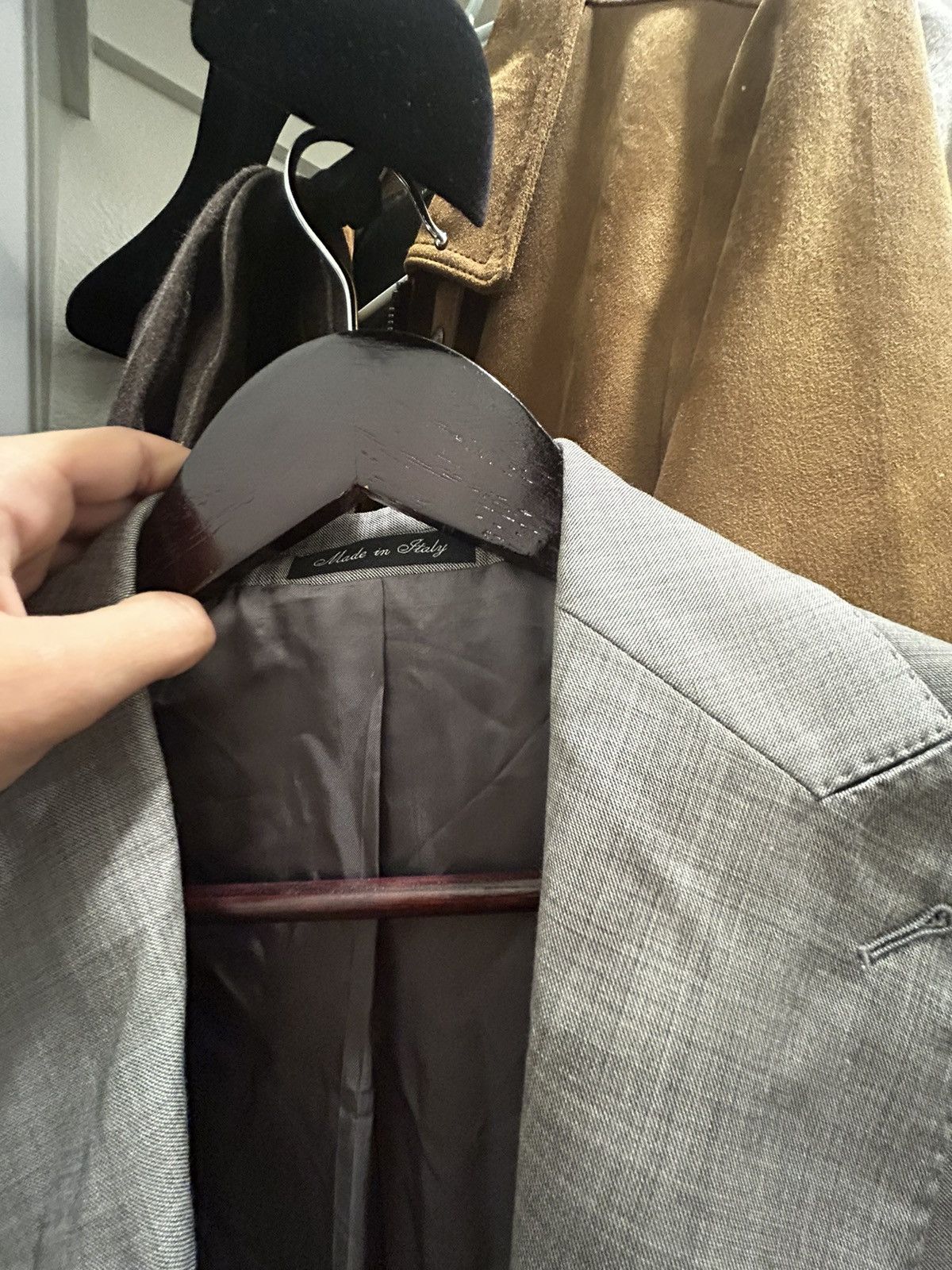 Suitsupply 1195$ Suit jacket (450), Nobility 150’s Neo-Italy style Size 44S - 6 Thumbnail