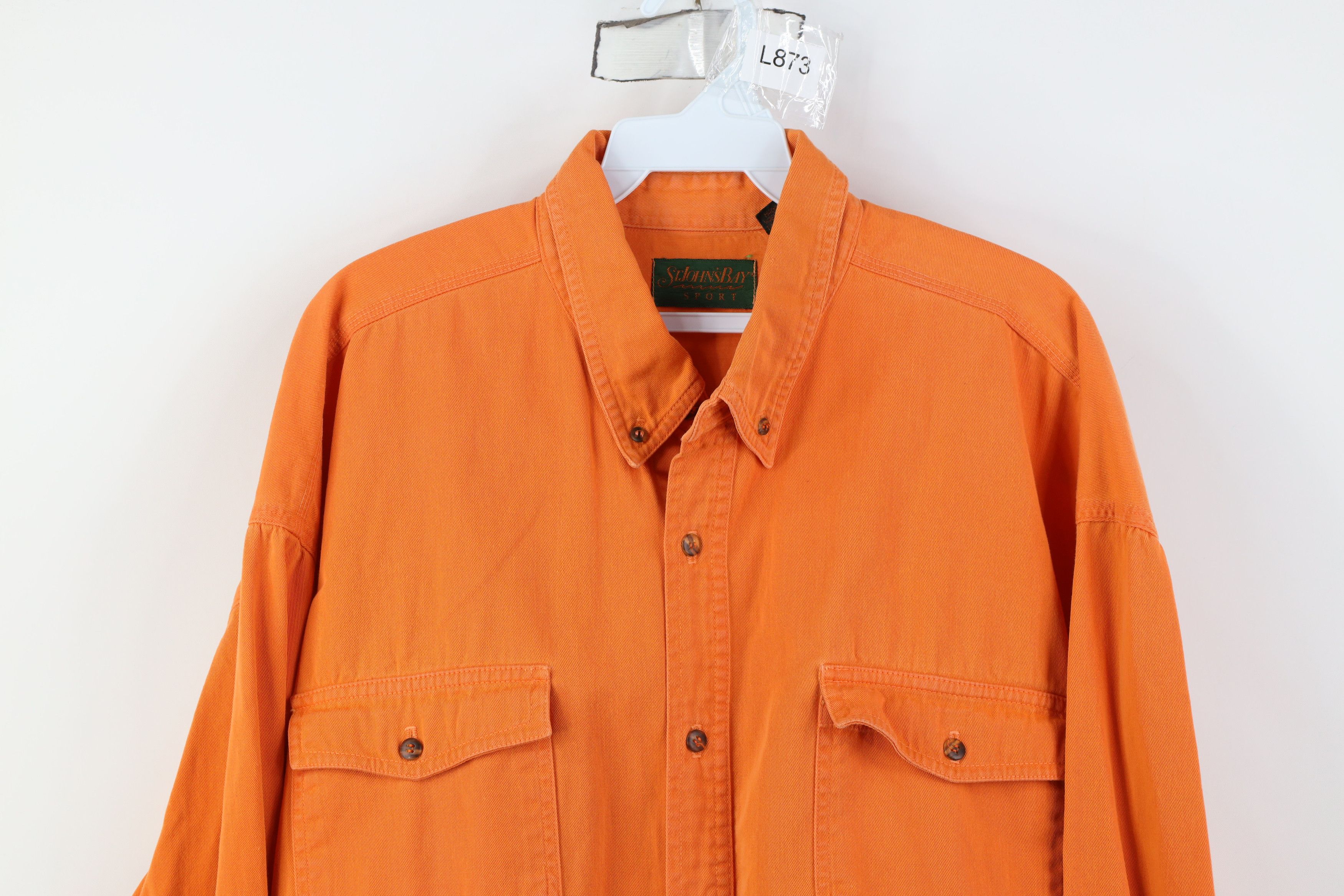 Vintage Vintage 90s Streetwear Dye Twill Collared Button Down Shirt Size US XL / EU 56 / 4 - 2 Thumbnail