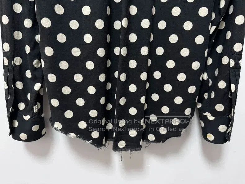 Saint Laurent Paris Saint Laurent Polka Dot Fringe Shirt. Size US XL / EU 56 / 4 - 6 Thumbnail