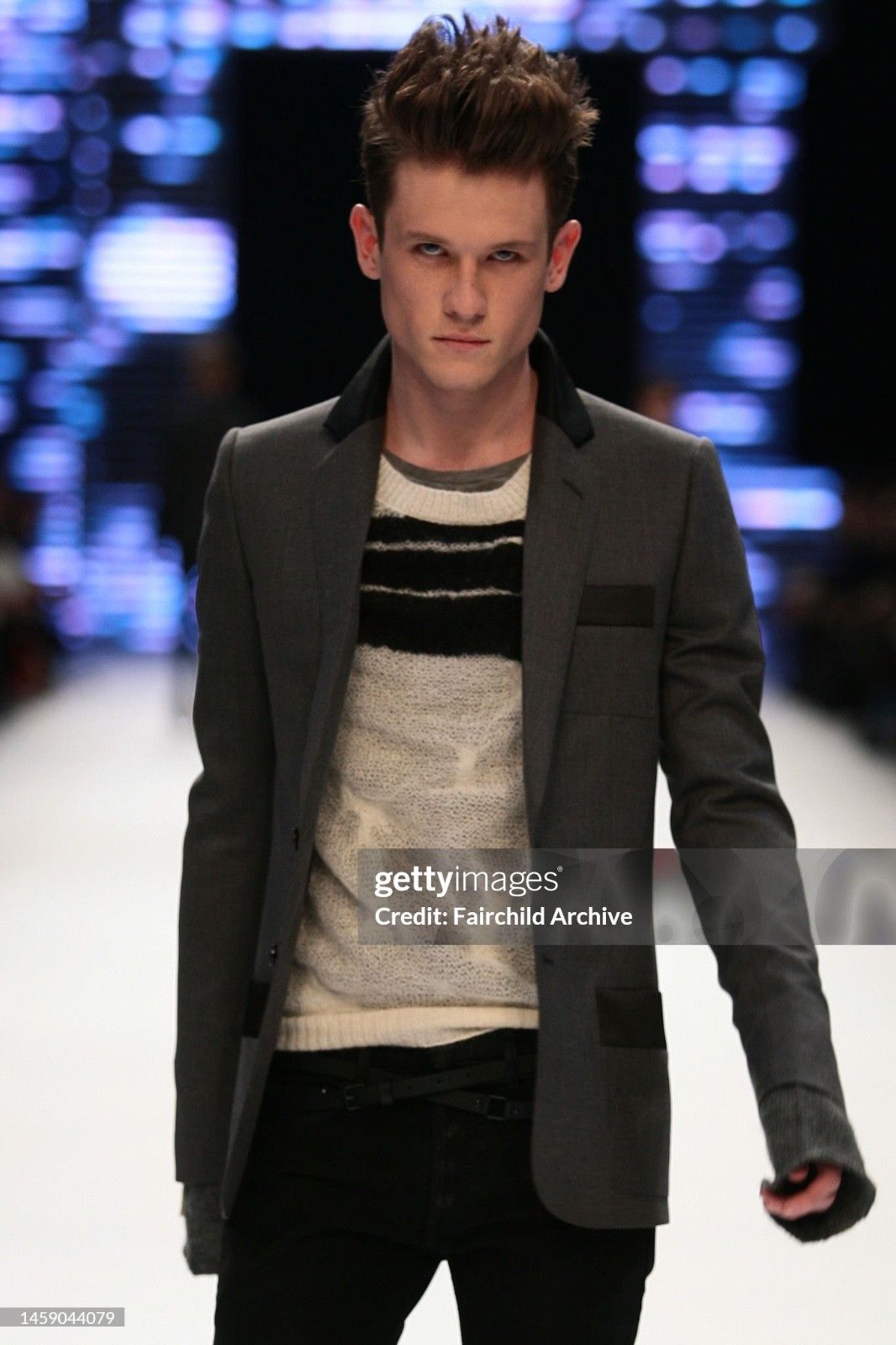 Dior × Hedi Slimane Dior Homme Navigate Blazer Jacket Grey Satin FW07 Slimane Size 48R - 1 Thumbnail