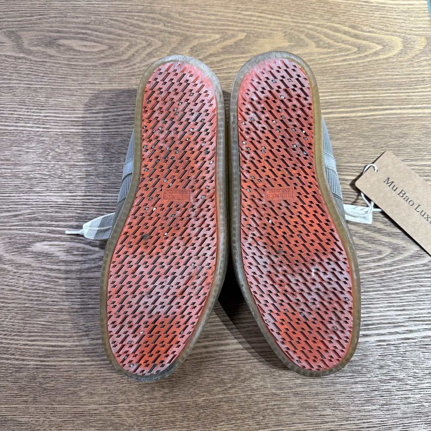 Hermes Hermes Boomerang Leather Sneaker 42 Size US 9 / EU 42 - 5 Thumbnail