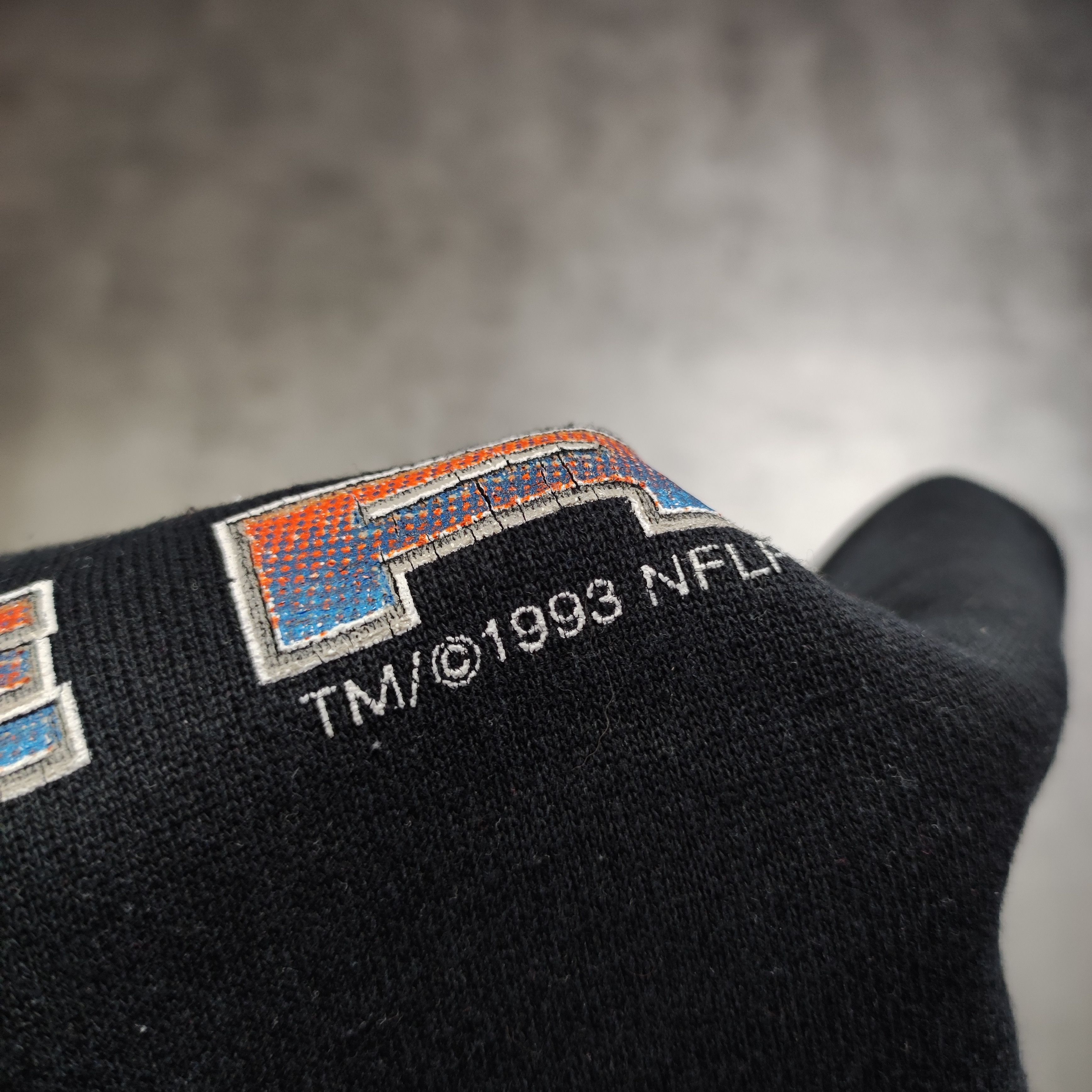 NFL × Vintage Vintage RARE 90s 1993 OG Broncos Denver NFL Sweatshirt Size US XL / EU 56 / 4 - 6 Thumbnail