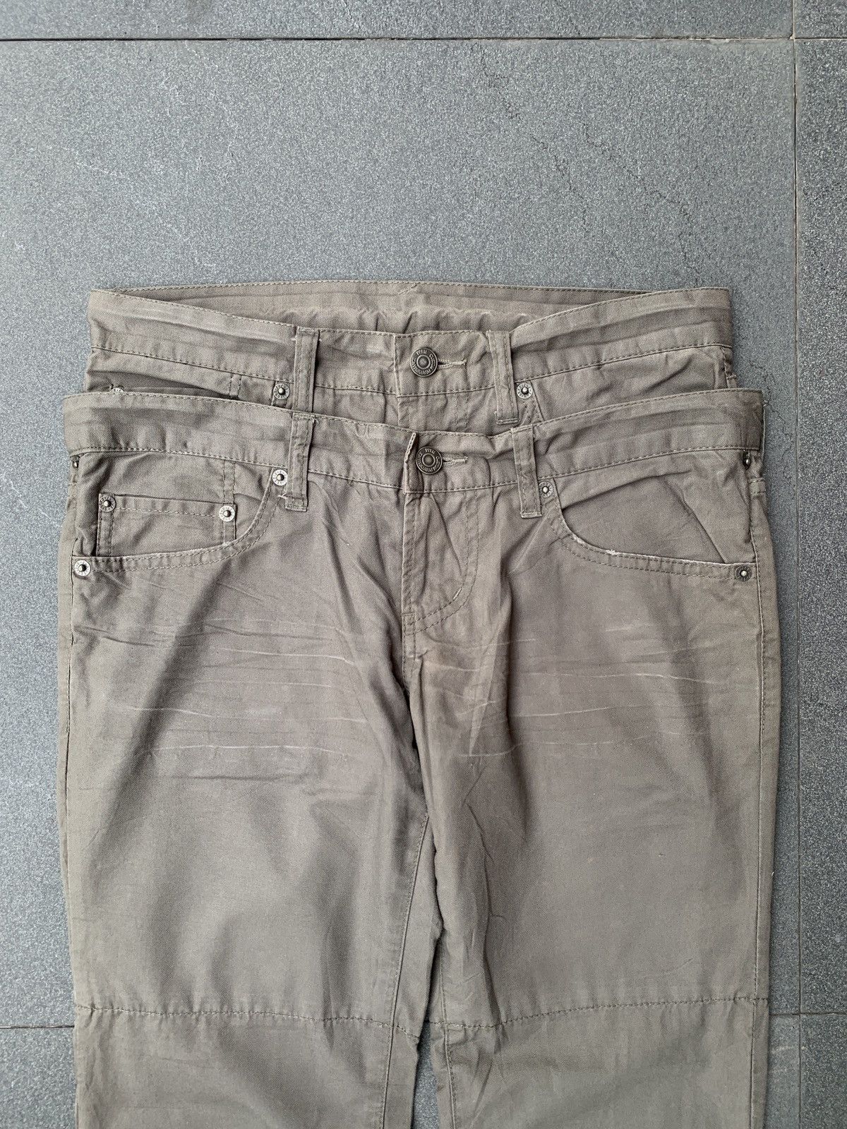 Japanese Brand × PPFM Double Waisted Slim Pants Size US 29 - 4 Thumbnail