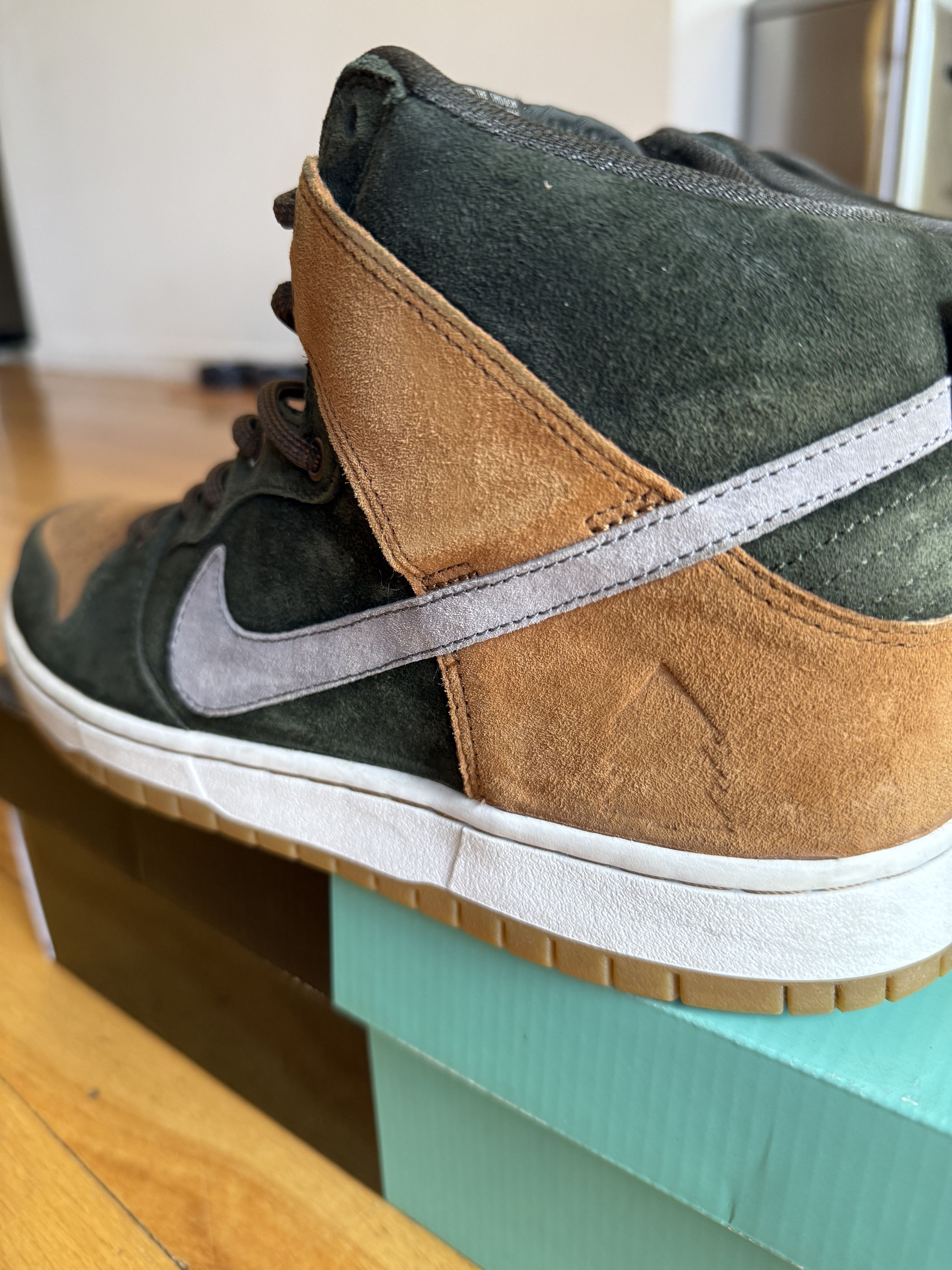 Nike SB NikeSB Dunk PRM High Sequoia-"Homegrown" - W/ OG Box Size12 Size US 12 / EU 45 - 7 Thumbnail