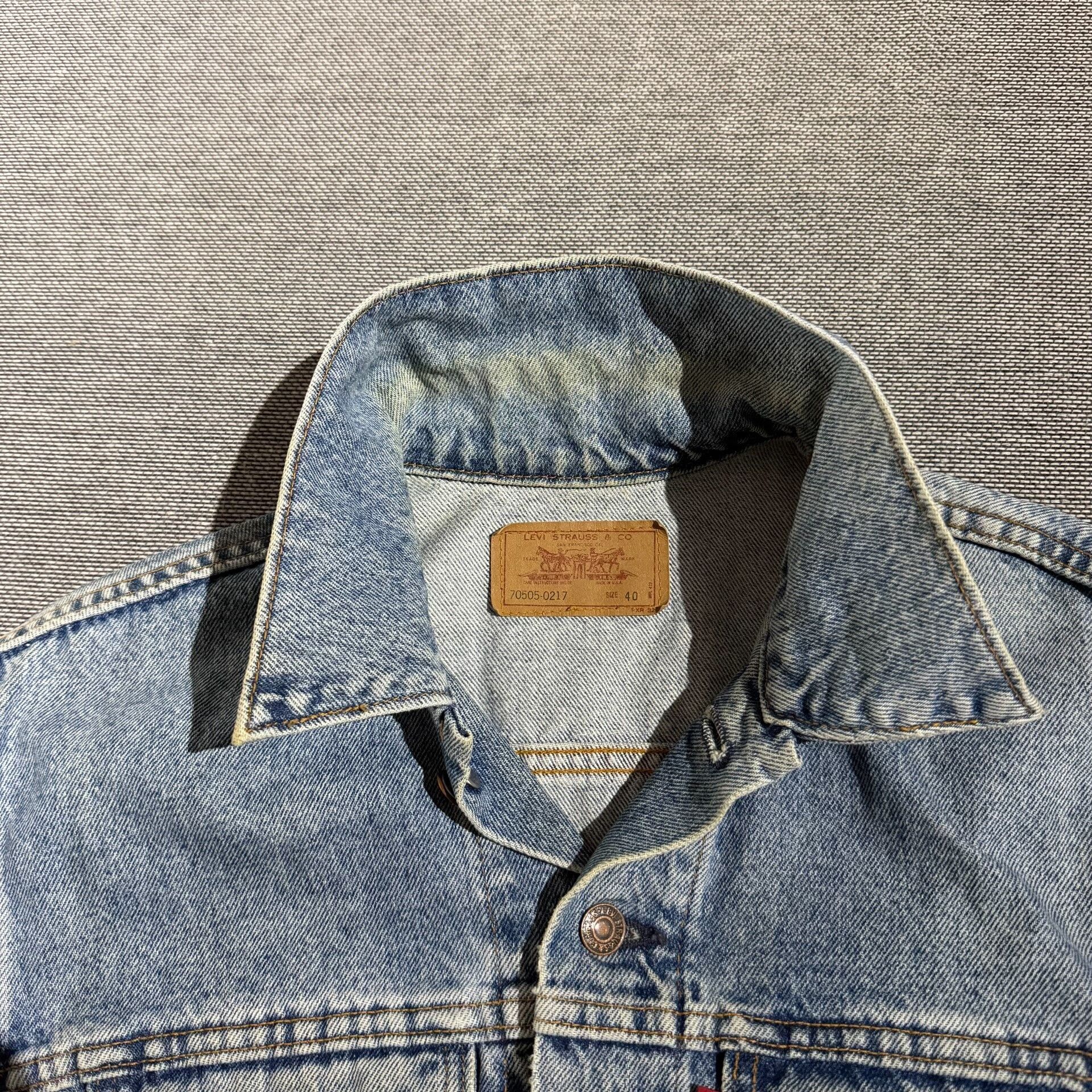 Levi's Vintage Clothing Levi's LVC70505 Denim Jacket Size US XXS / EU 40 - 3 Thumbnail