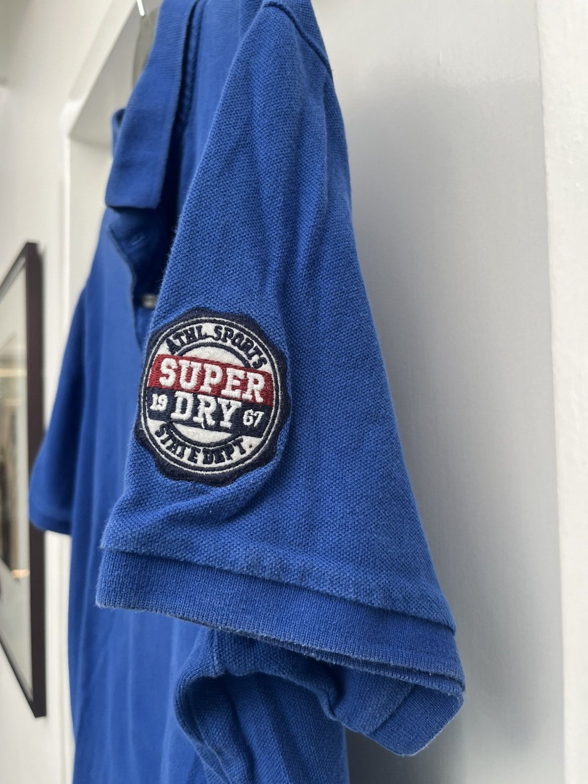 Superdry Superdry Superstate Polo 3XL Blue Size US XXL / EU 58 / 5 - 5 Thumbnail