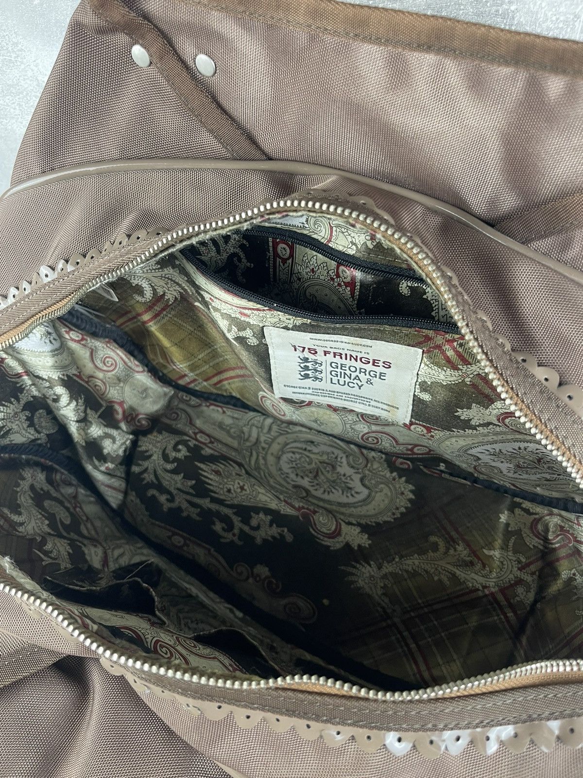 George Gina & Lucy George Gina & Lucy "175 Fringes" Brown Tassels Satchel Bag Size ONE SIZE - 12 Thumbnail