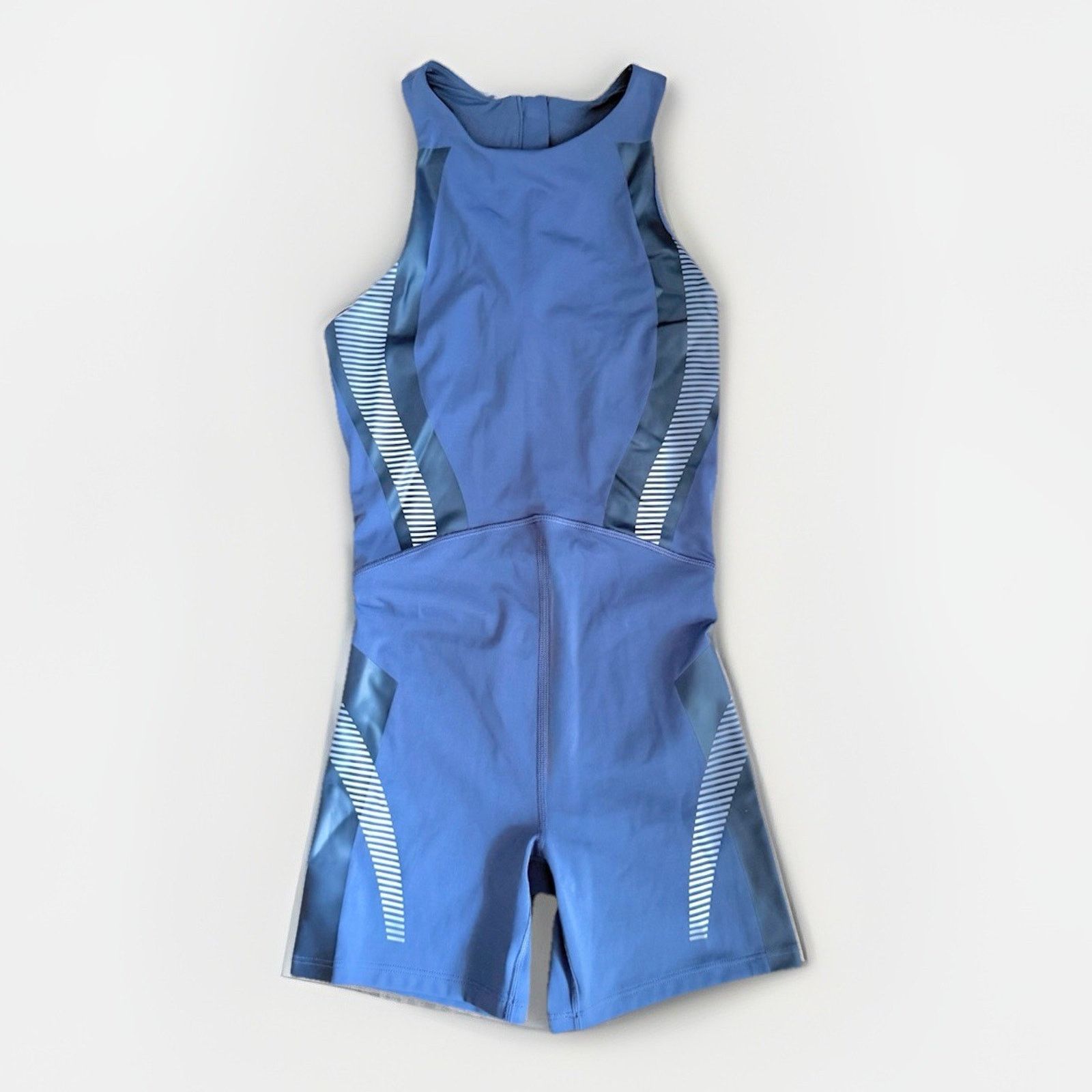 Athleta Athleta x Allyson Felix Bodysuit XS Blue Romper Racerback Size 26" / US 2 / IT 38 - 1 Thumbnail