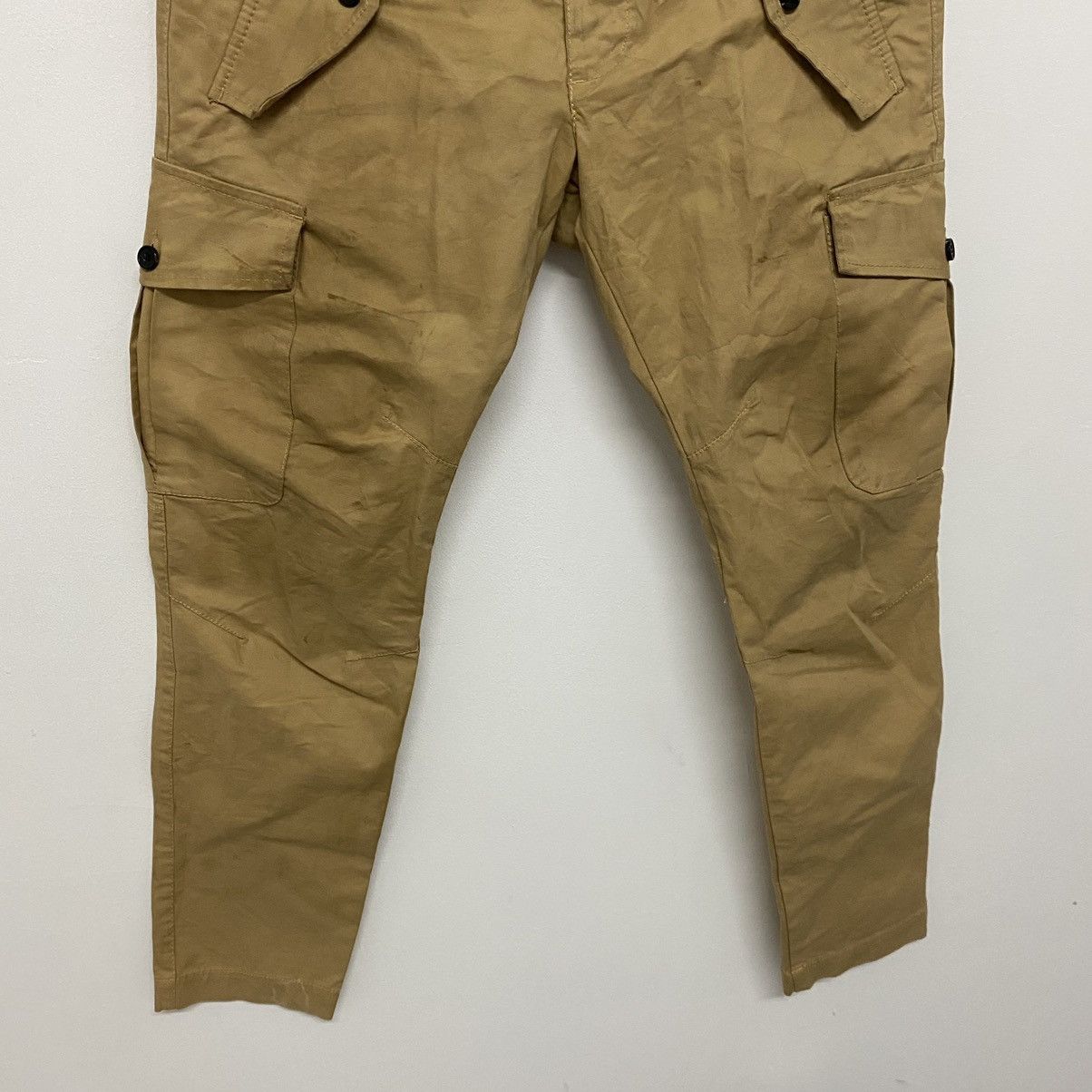 Dsquared2 × Vintage Vintage Dsquared Cargo Khaki Worker Casual Pants Size US 34 / EU 50 - 4 Thumbnail