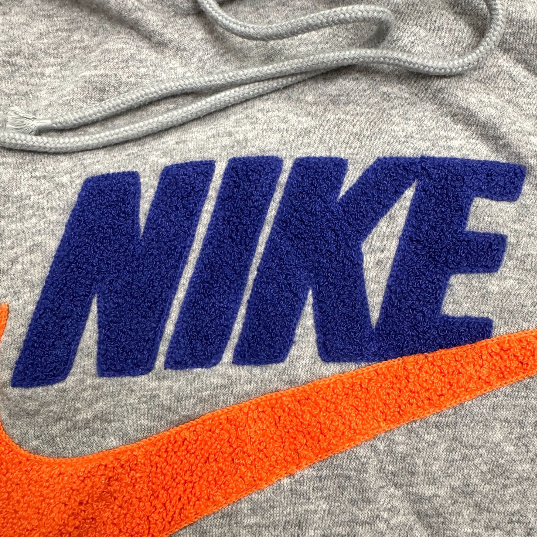 Nike Nike Mens Pullover Hoodie Sweatshirt S Gray Fleece Logo Casual Active Streetwear Size US S / EU 44-46 / 1 - 5 Thumbnail