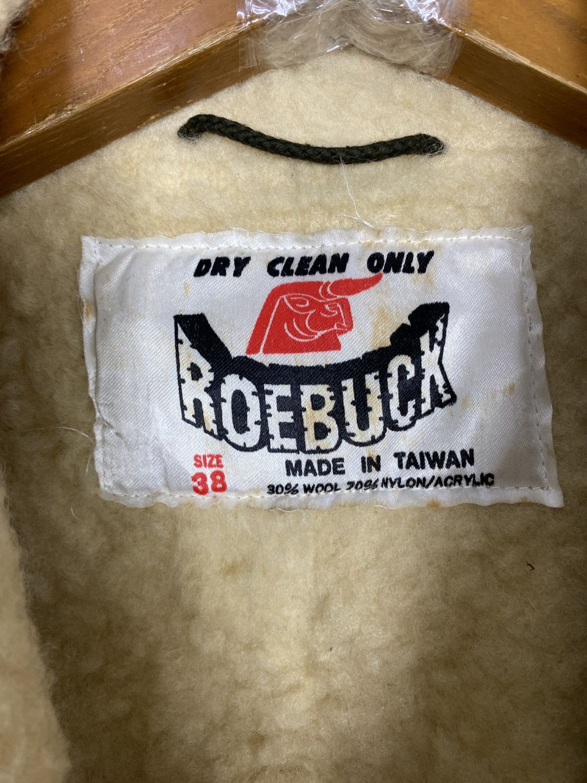 Vintage Rare‼️ Vintage Roebuck Double Collar Wool Coat Size US M / EU 48-50 / 2 - 6 Thumbnail
