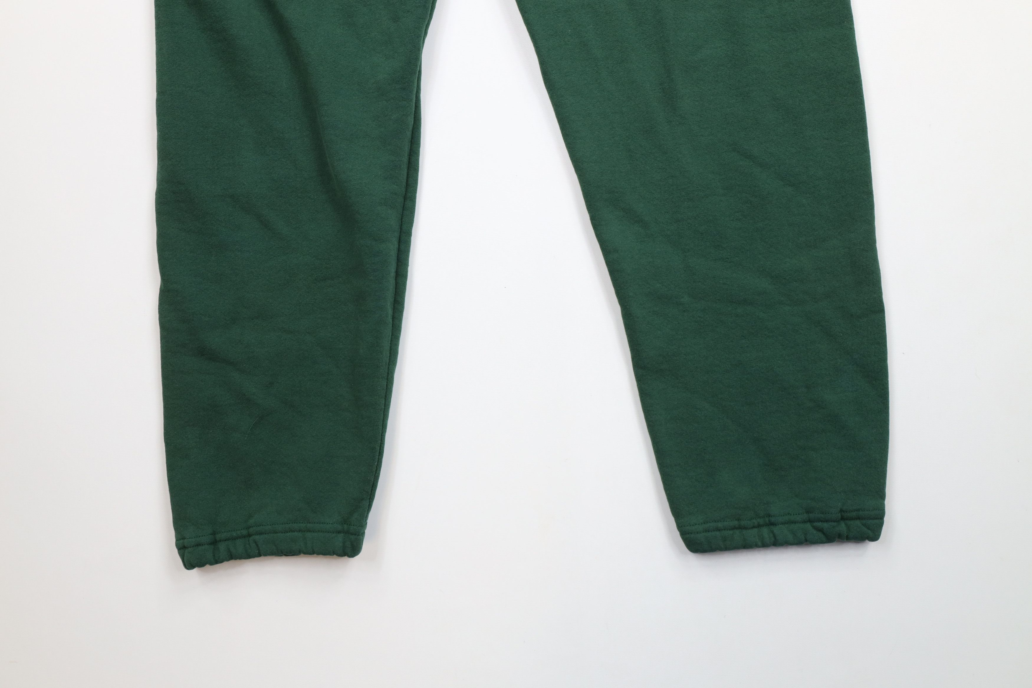 Vintage Vintage 90s Streetwear Heavyweight Sweatpants Green USA Size US 36 / EU 52 - 4 Thumbnail