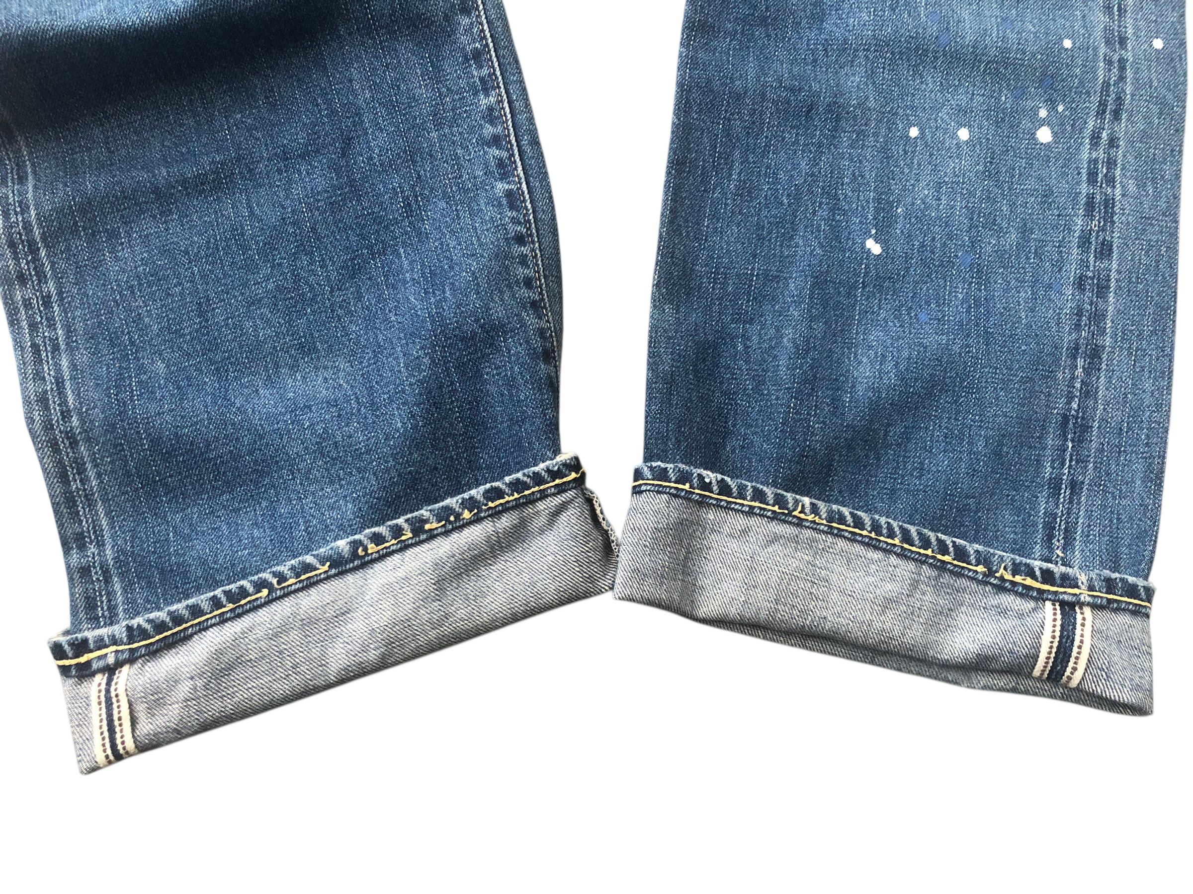 Visvim 💯Rare VISVIM Fluxus 00 damaged-1 d1 denim Selvedge Jeans Size US 34 / EU 50 - 15 Thumbnail