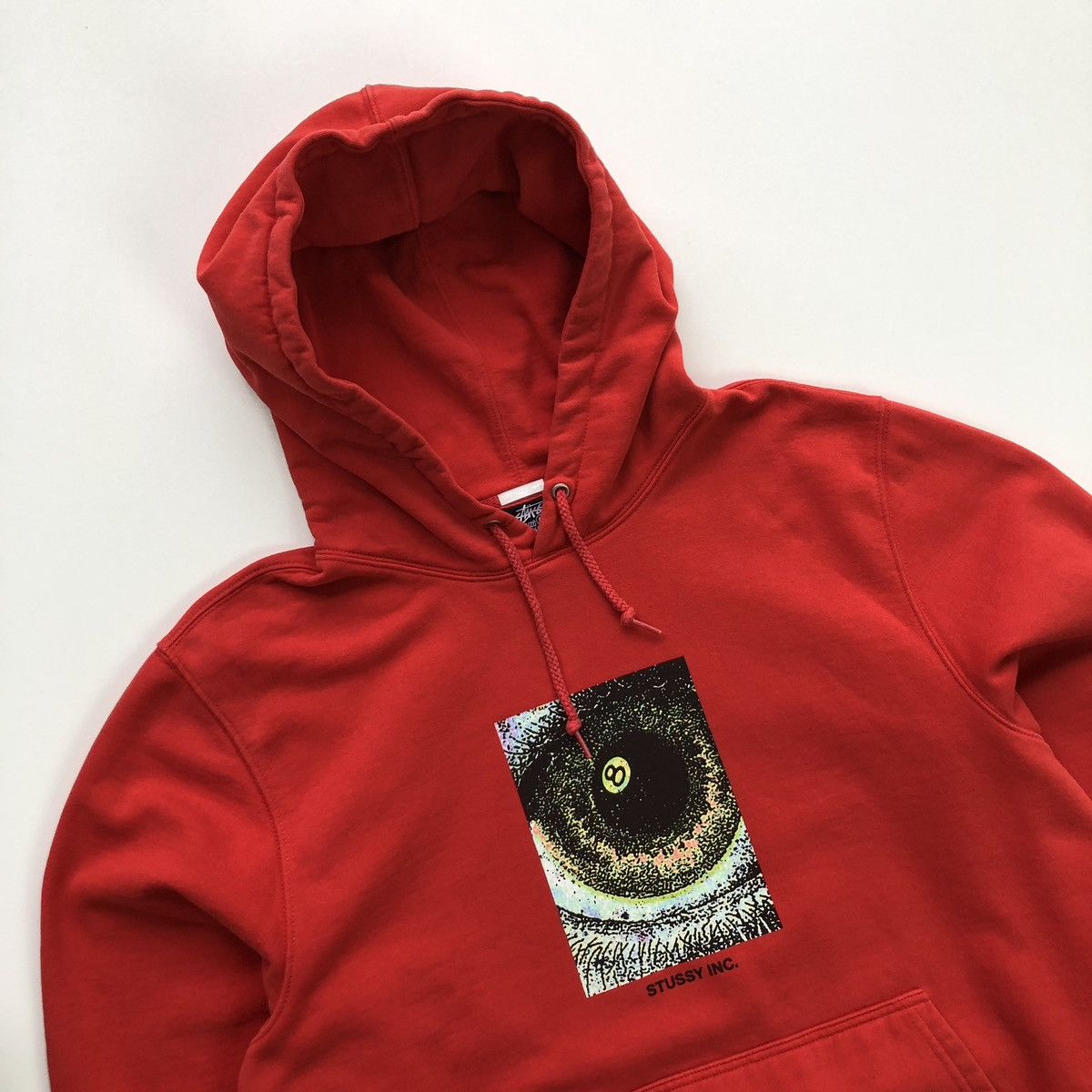 Stussy Stussy Acid Eye Logo Hoodie Red Rare Gorpcore Y2K Size US M / EU 48-50 / 2 - 2 Thumbnail