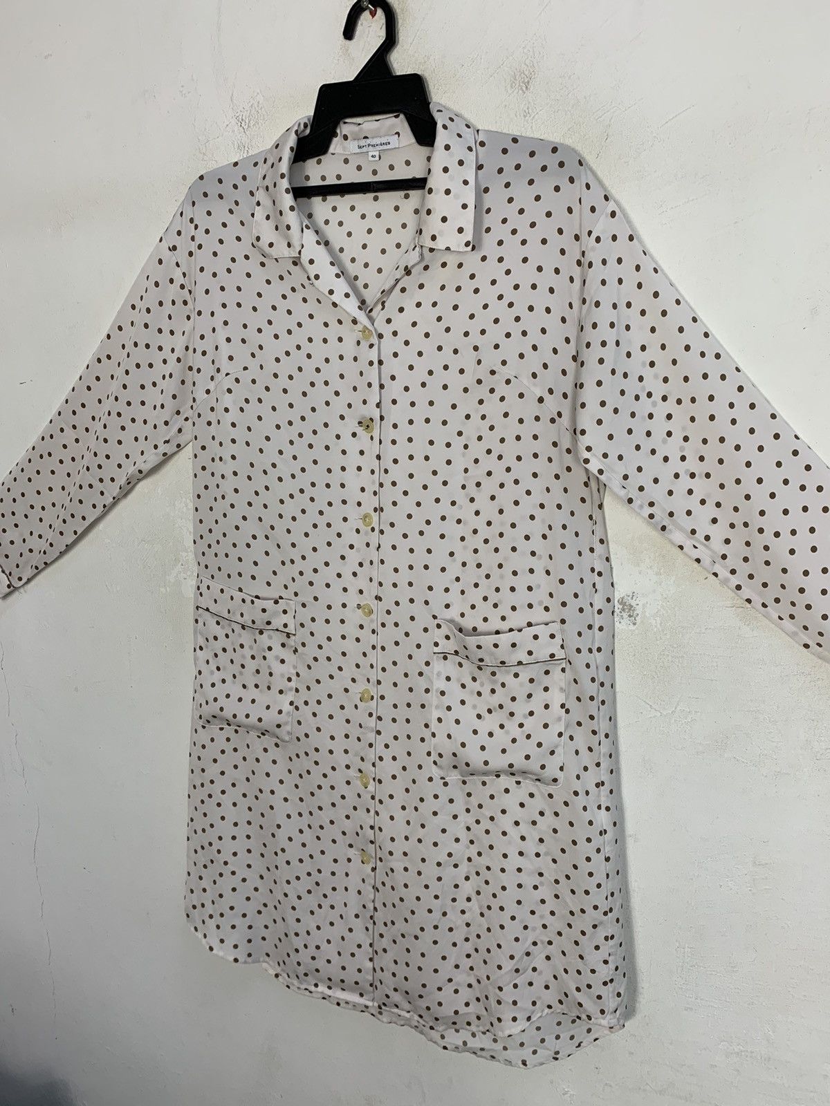 Other Sept Premieres Blouse Polkadot Dress Size M / US 6-8 / IT 42-44 - 4 Thumbnail