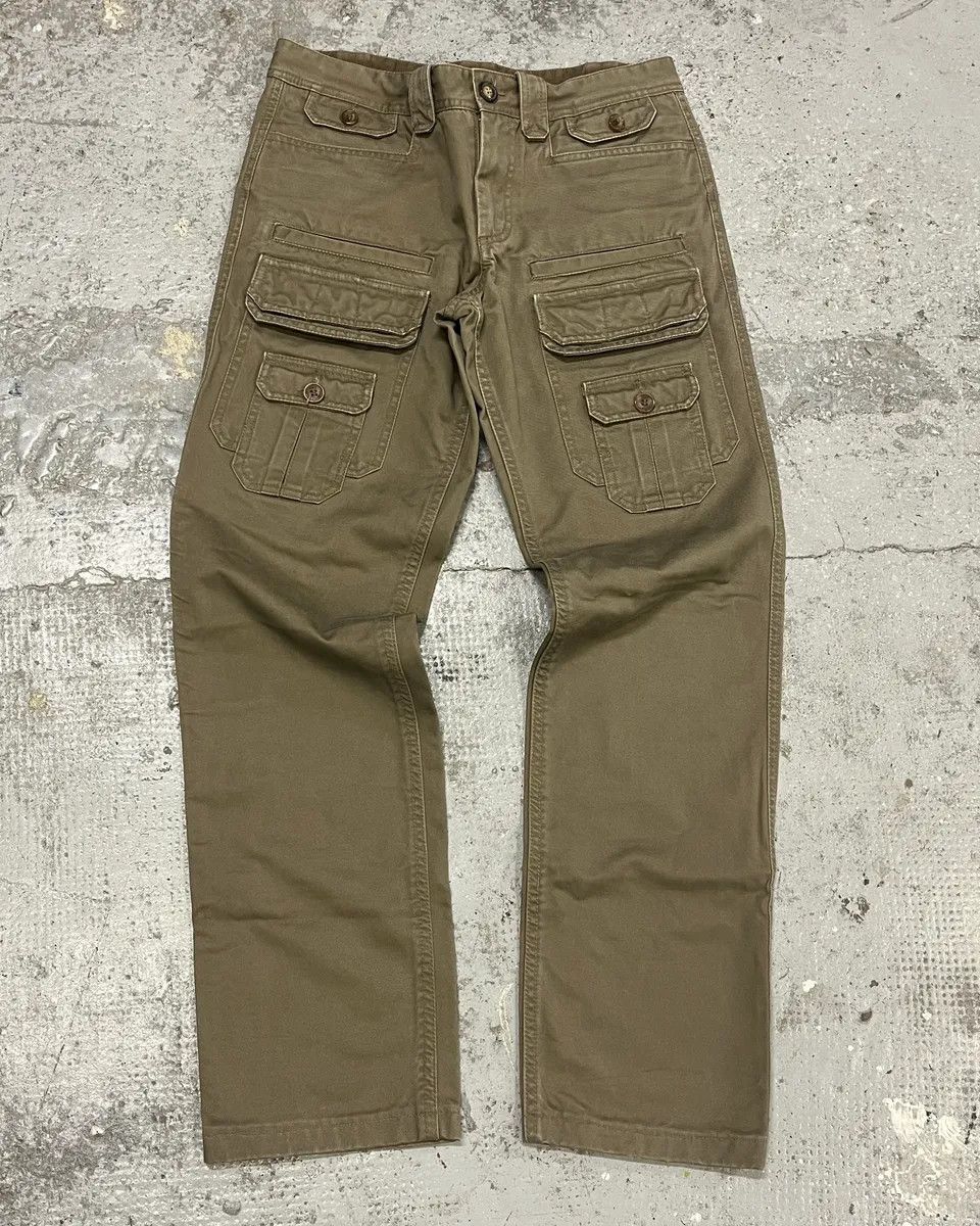 Designer × Dolce & Gabbana × Vintage SS2008 Dolce & Gabbana Multi Pockets Khaki Green Pants Size US 30 / EU 46 - 1 Thumbnail