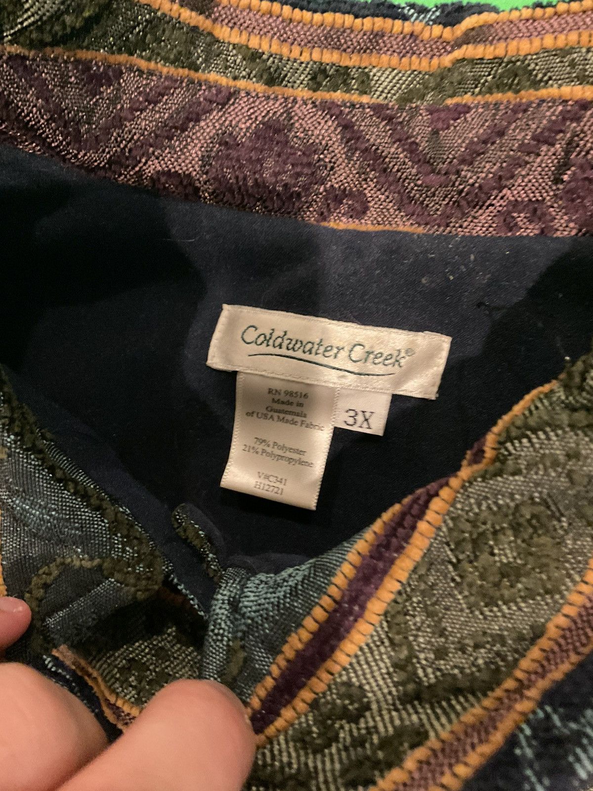 Vintage Vintage rug styled button up jacket Size US XL / EU 56 / 4 - 2 Thumbnail