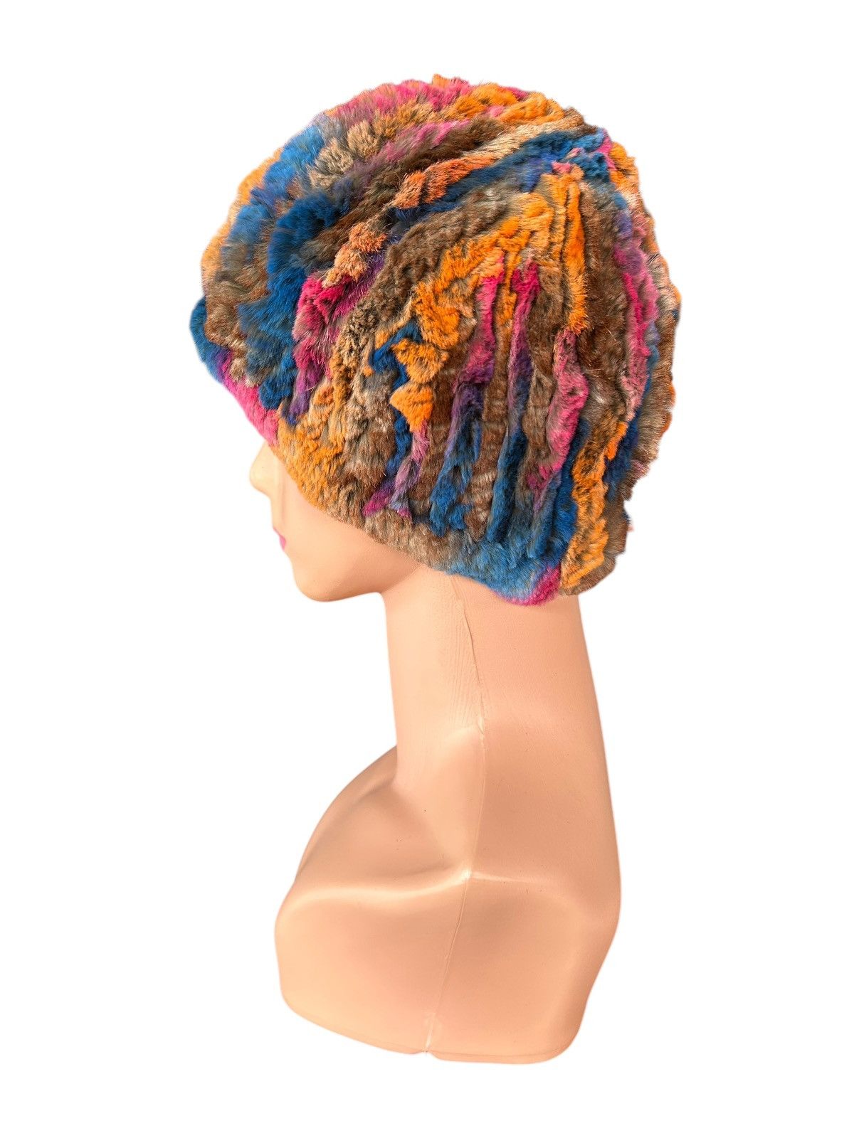 Japanese Brand × Kapital × Vintage Japanes Punk Bondage Style Fur Beanie Hats Rare Size ONE SIZE - 2 Thumbnail