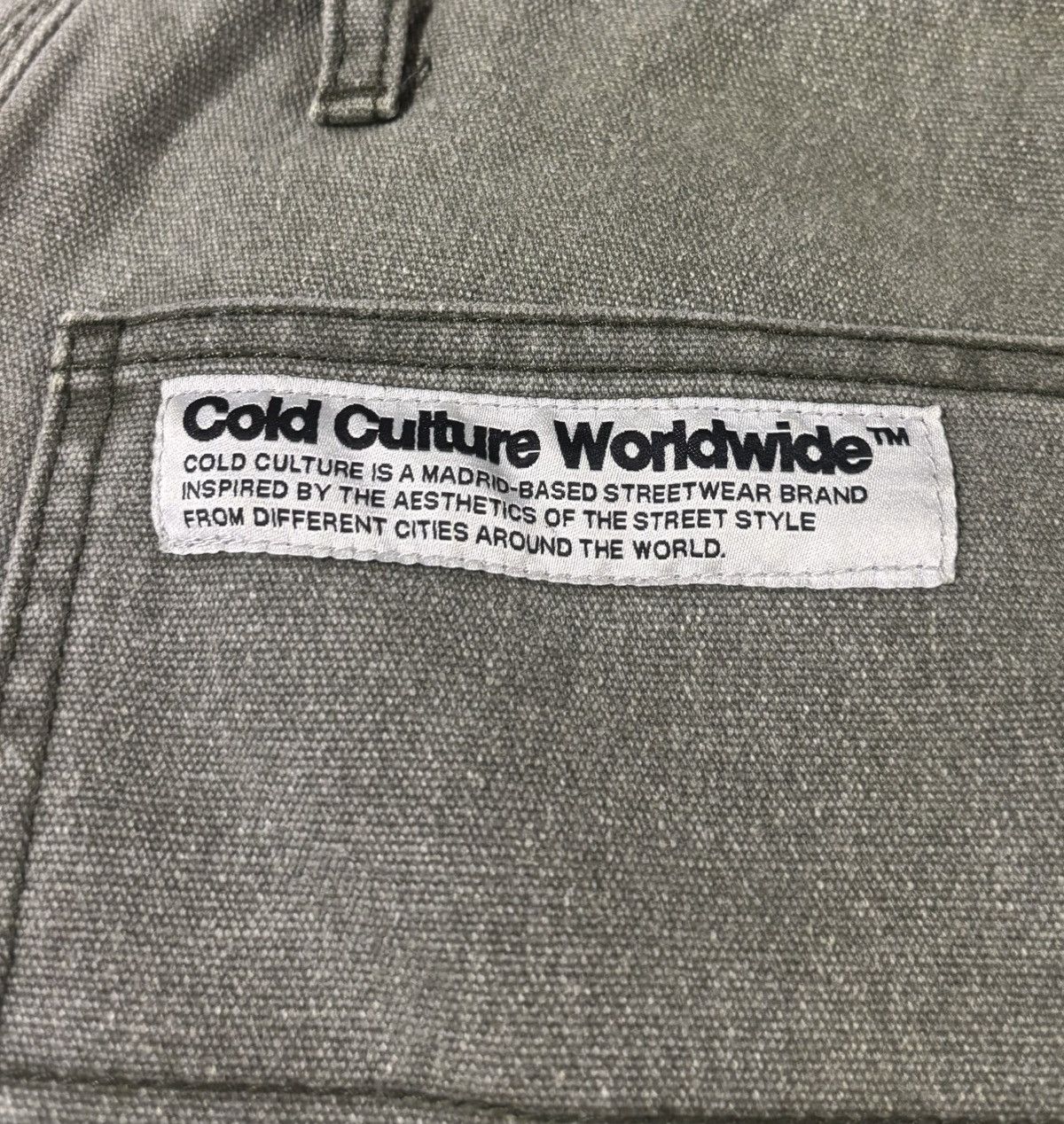 Other Baggy Cotton Canvas Cold Culture Double Knee Trousers Size US 30 / EU 46 - 4 Thumbnail