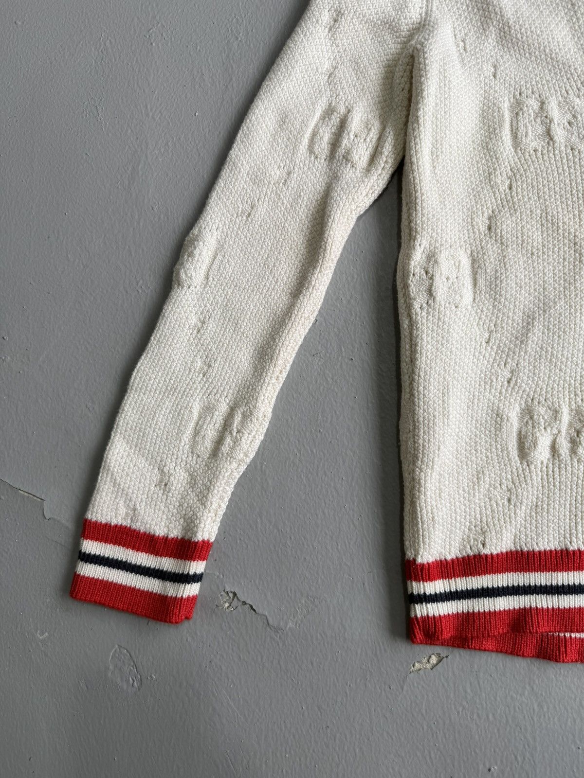 Gucci Gucci - Monogram Vneck Longsleeves Size S / US 4 / IT 40 - 5 Thumbnail
