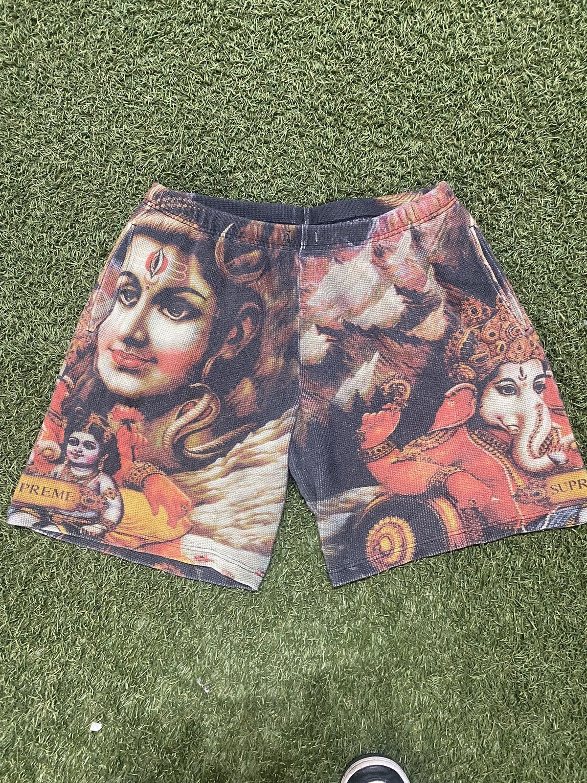 Supreme Supreme Ganesh Waffle shorts | Grailed