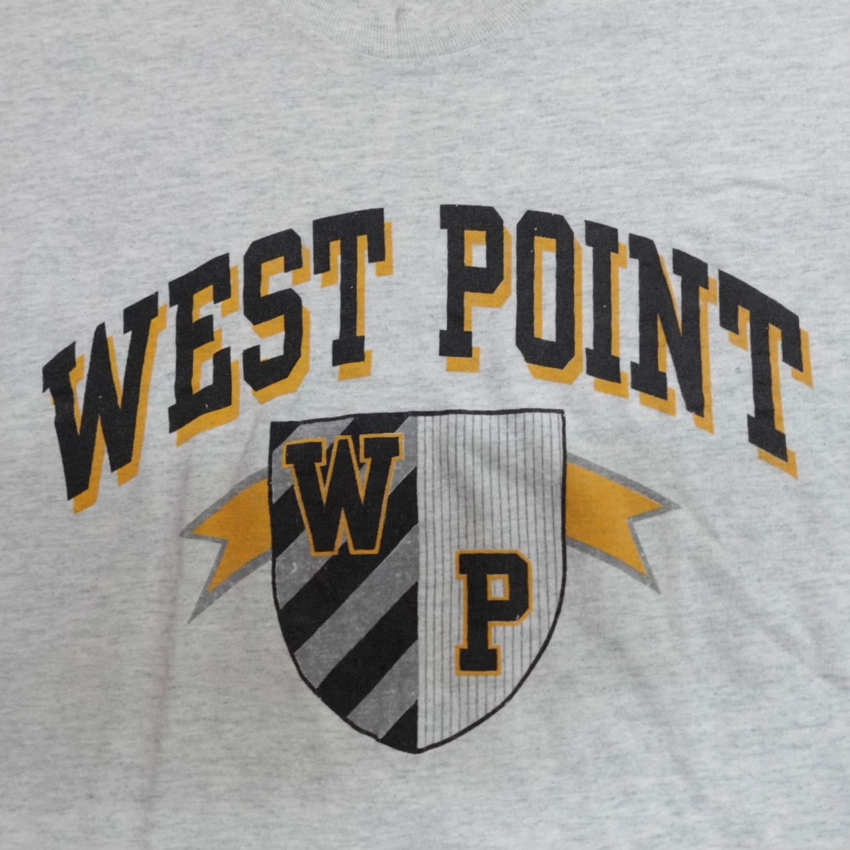 Vintage VINTAGE American Vintage West Point Shirt M Gray Short Sleeve Crew Neck Mens 1990s College USA Graphic Print T-Shirt Size US M / EU 48-50 / 2 - 2 Thumbnail