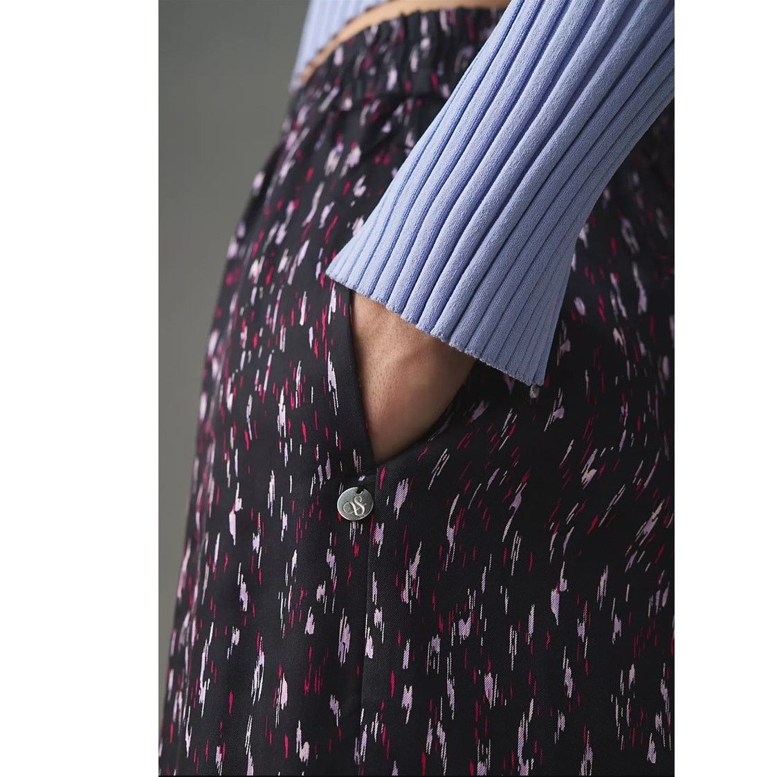 Anthropologie NWT ANTHROPOLOGIE Scotch & Soda Gia Wide-Leg Trousers $178 M Size 30" / US 8 / IT 44 - 2 Thumbnail
