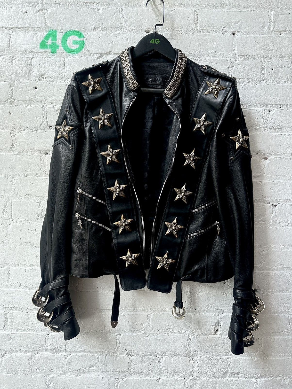 Chrome Hearts CHROME HEARTS COUTURE 1:1 MJ COMMANDER STAR JACKET Size US XL / EU 56 / 4 - 1 Thumbnail