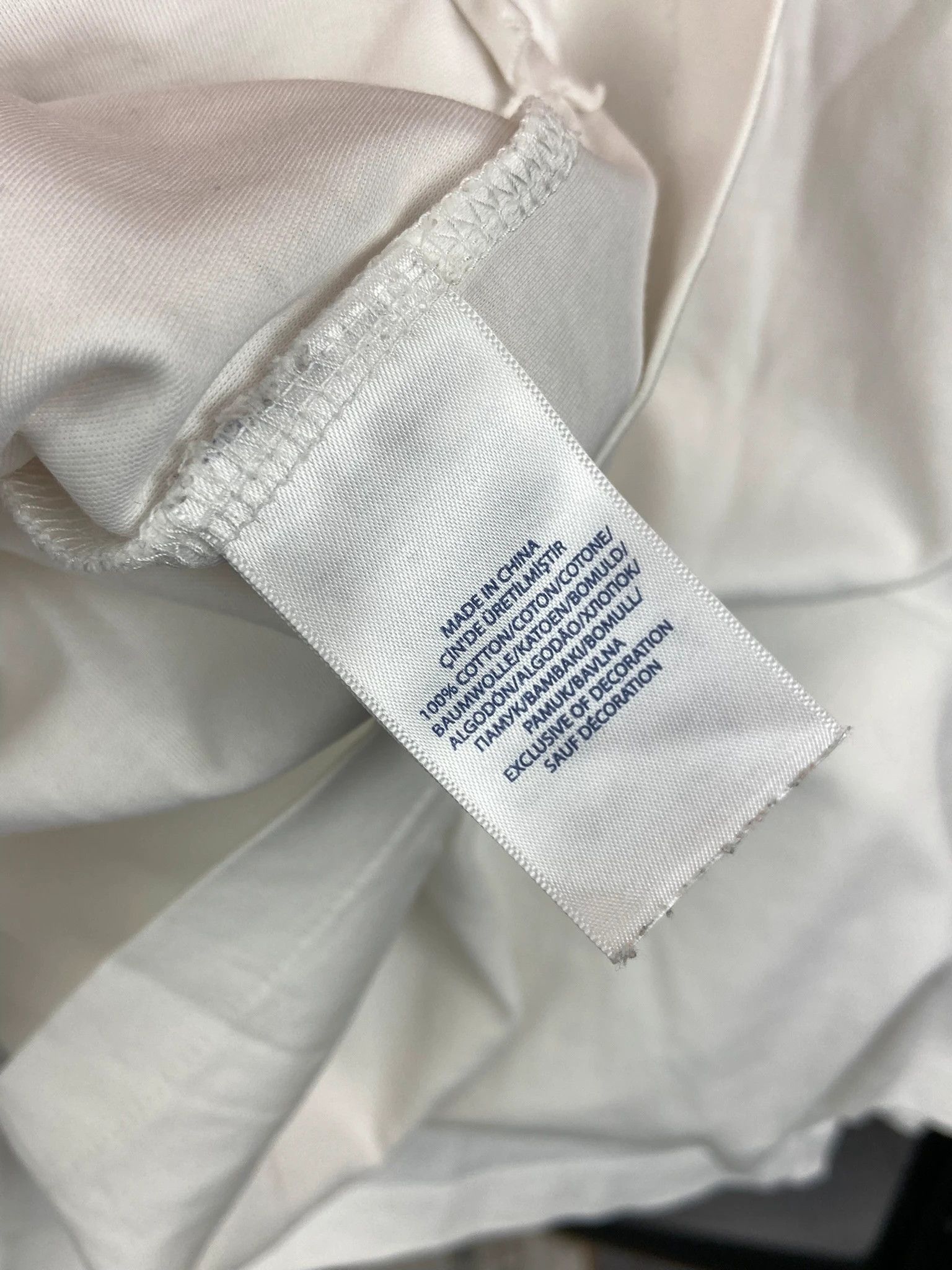 Polo Ralph Lauren Ralph Lauren White Polo XXL Blue Logo Classic Fit Size US XXL / EU 58 / 5 - 5 Thumbnail