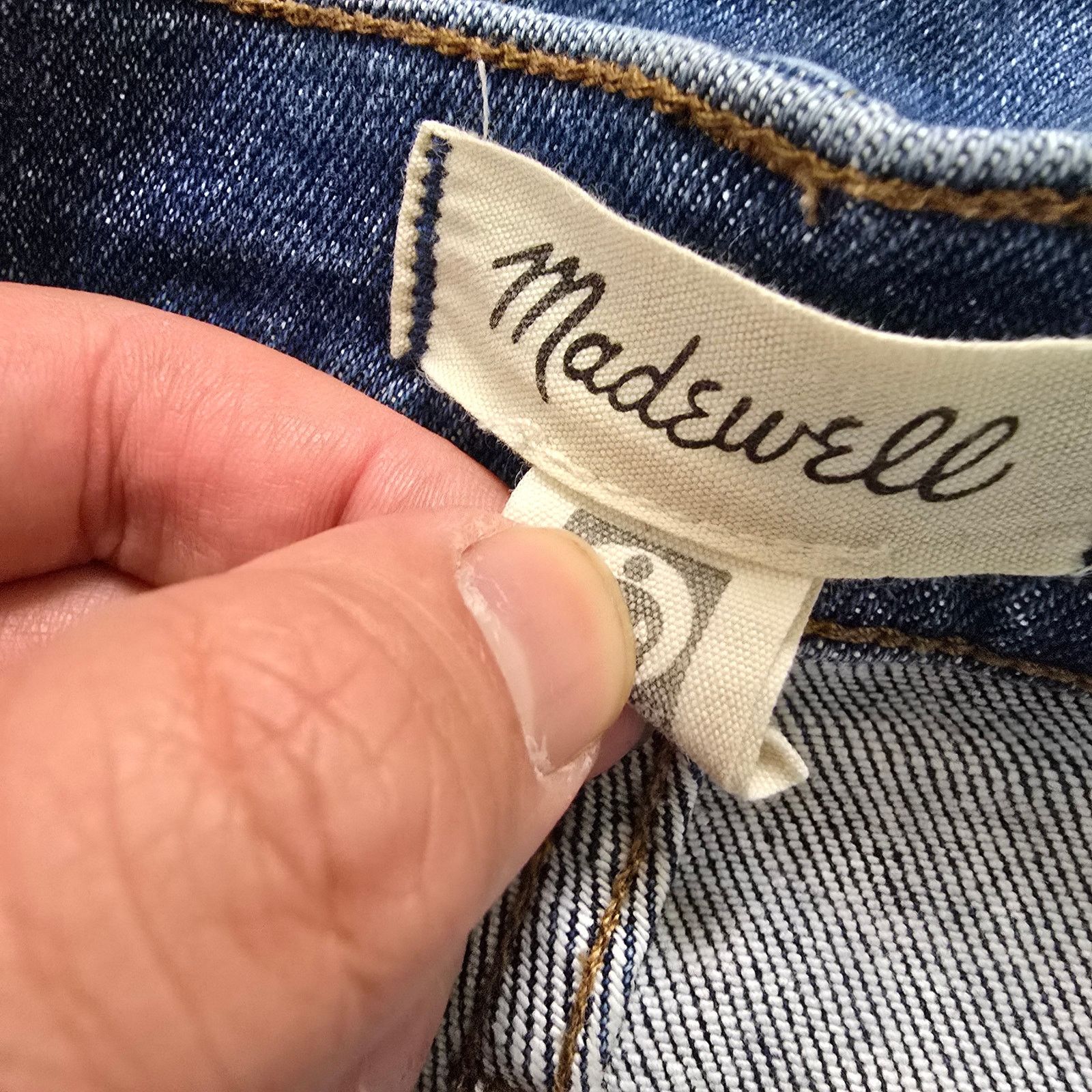Madewell Madewell Stovepipe Womens 33T Tall 30 Length Blue Jeans Size 33" - 10 Thumbnail