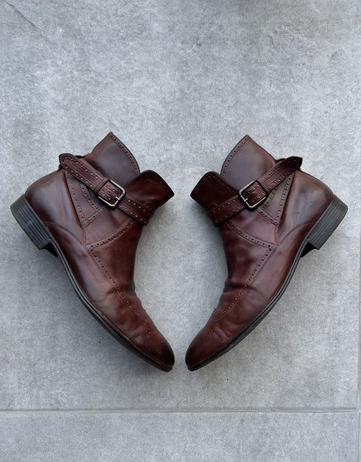 Dolce & Gabbana DOLCE & GABBANA Brown Chelsea Boots Size 8.5 Made In Italy Size US 8.5 / EU 41-42 - 1 Thumbnail