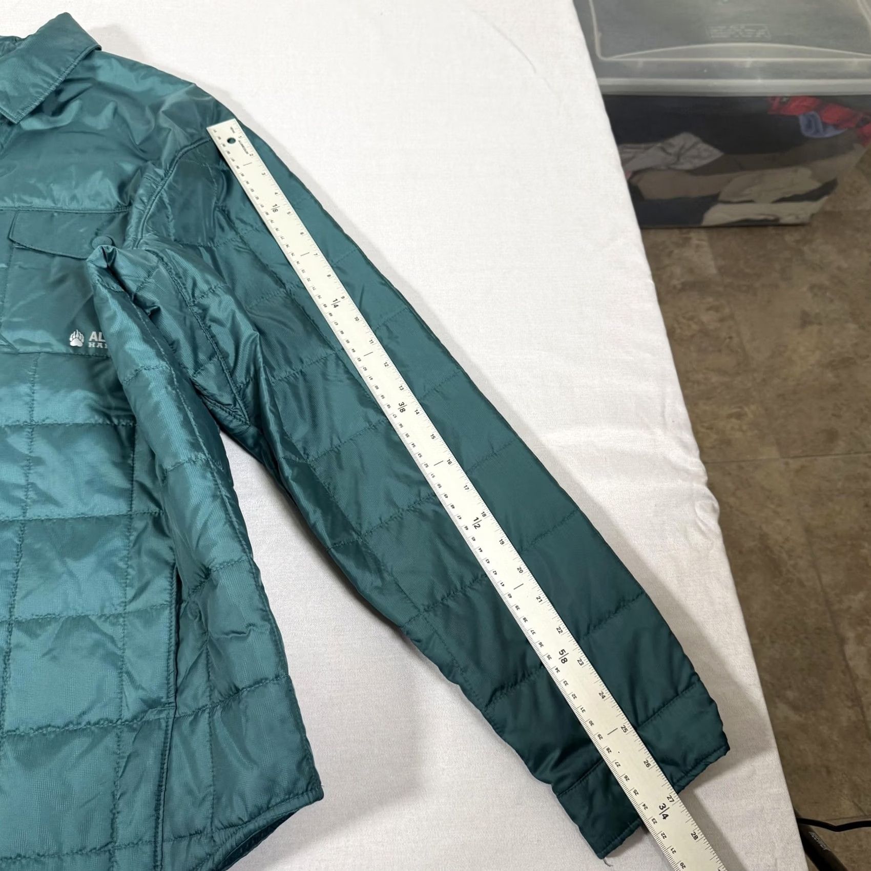 Vintage Alaskan Hardgear Jacket Mens L Green Quilted 3M Thinsulate Snap Shirt Puffer Size US L / EU 52-54 / 3 - 6 Thumbnail