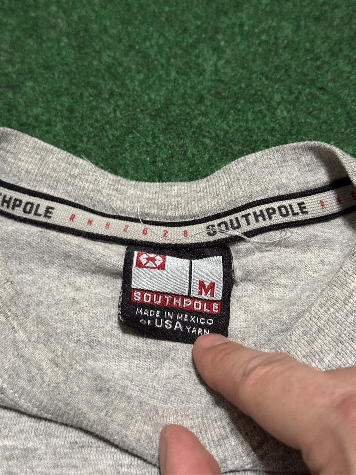 Southpole Vintage 90s Y2K Southpole Hip Hip Grunge Baggy Gray T Shirt Size US M / EU 48-50 / 2 - 3 Thumbnail