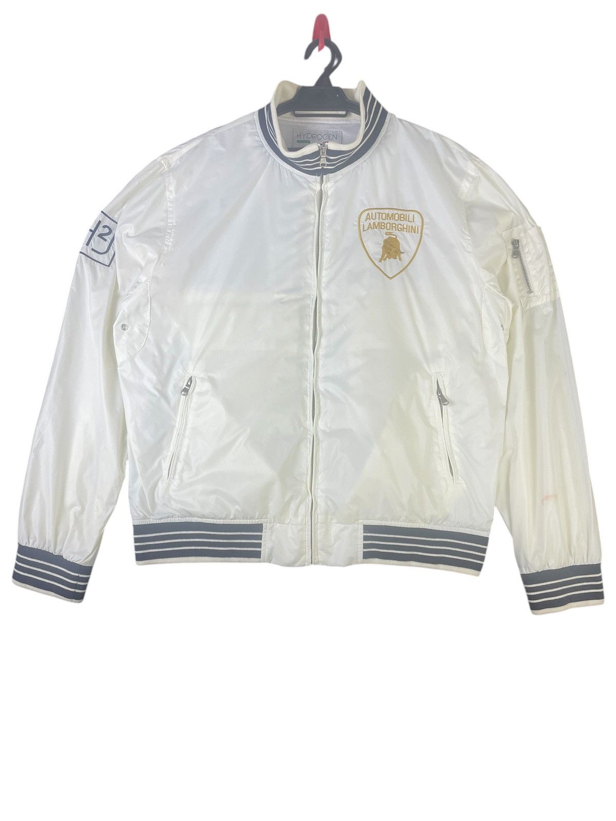 HYDROGEN × Lamborghini 🔥Rare Hydrogen Automobili H2J Nylon Bomber Jacket Size US L / EU 52-54 / 3 - 4 Thumbnail