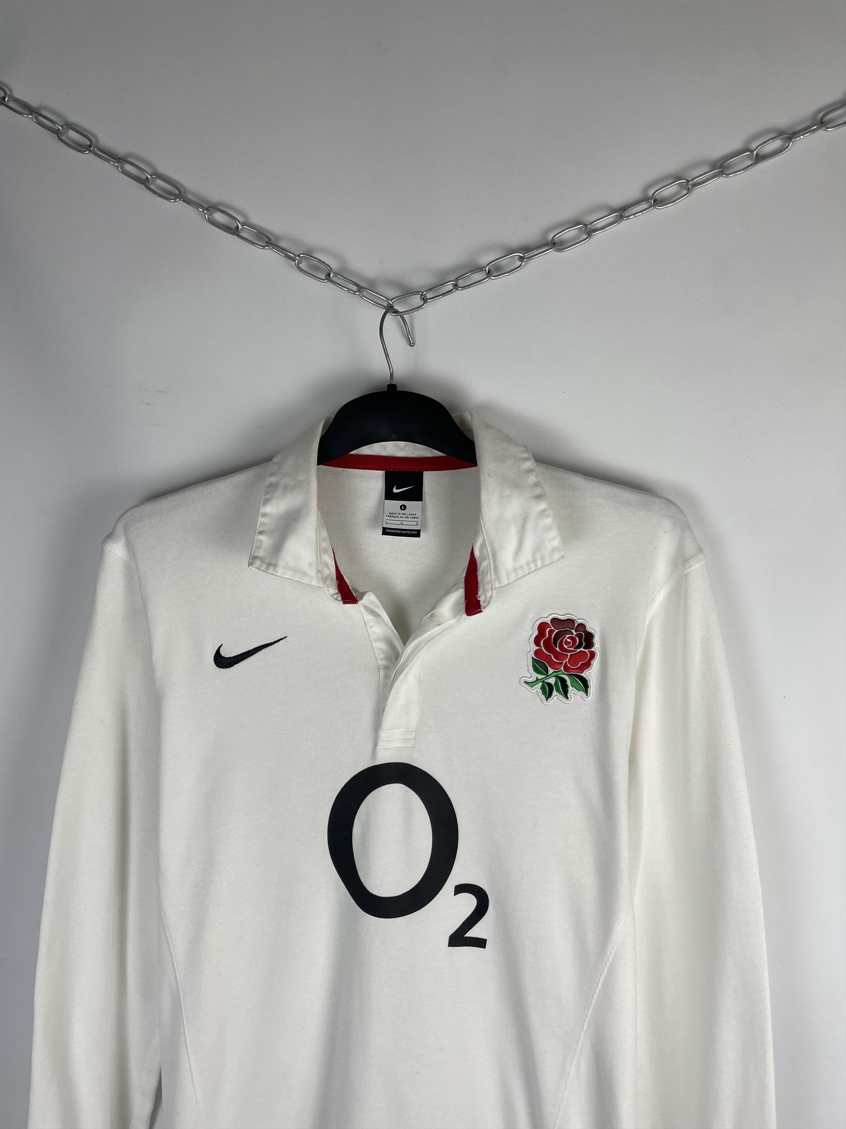 Nike Vintage England Rugby League Nike O2 Long-sleeve T-shirts Size US L / EU 52-54 / 3 - 3 Thumbnail