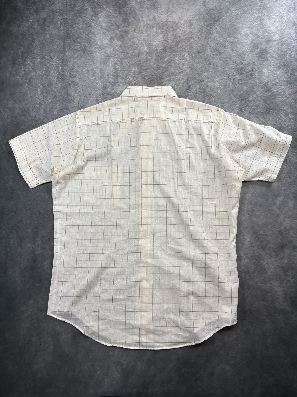 Sears 1970s Vintage Sears Shortsleeve Shirt Perma Sheer Mesh Heart Size US M / EU 48-50 / 2 - 8 Thumbnail
