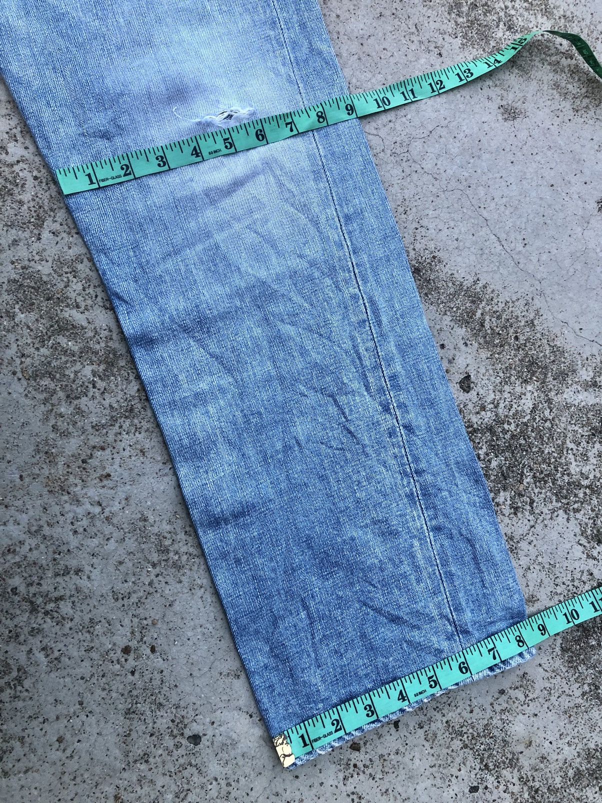 Japanese Brand × mina perhonen SELVEDGE DISTRESSED DENIM PANT Size US 29 - 10 Thumbnail