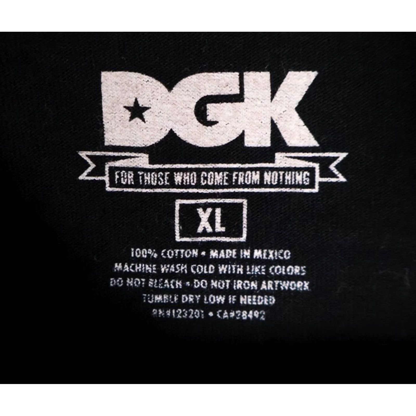 DGK DGK T-Shirt Neon Sign 24/7 All Day & Night Black Short Sleeve Logo Crew Neck Mens XL Size US XL / EU 56 / 4 - 3 Thumbnail