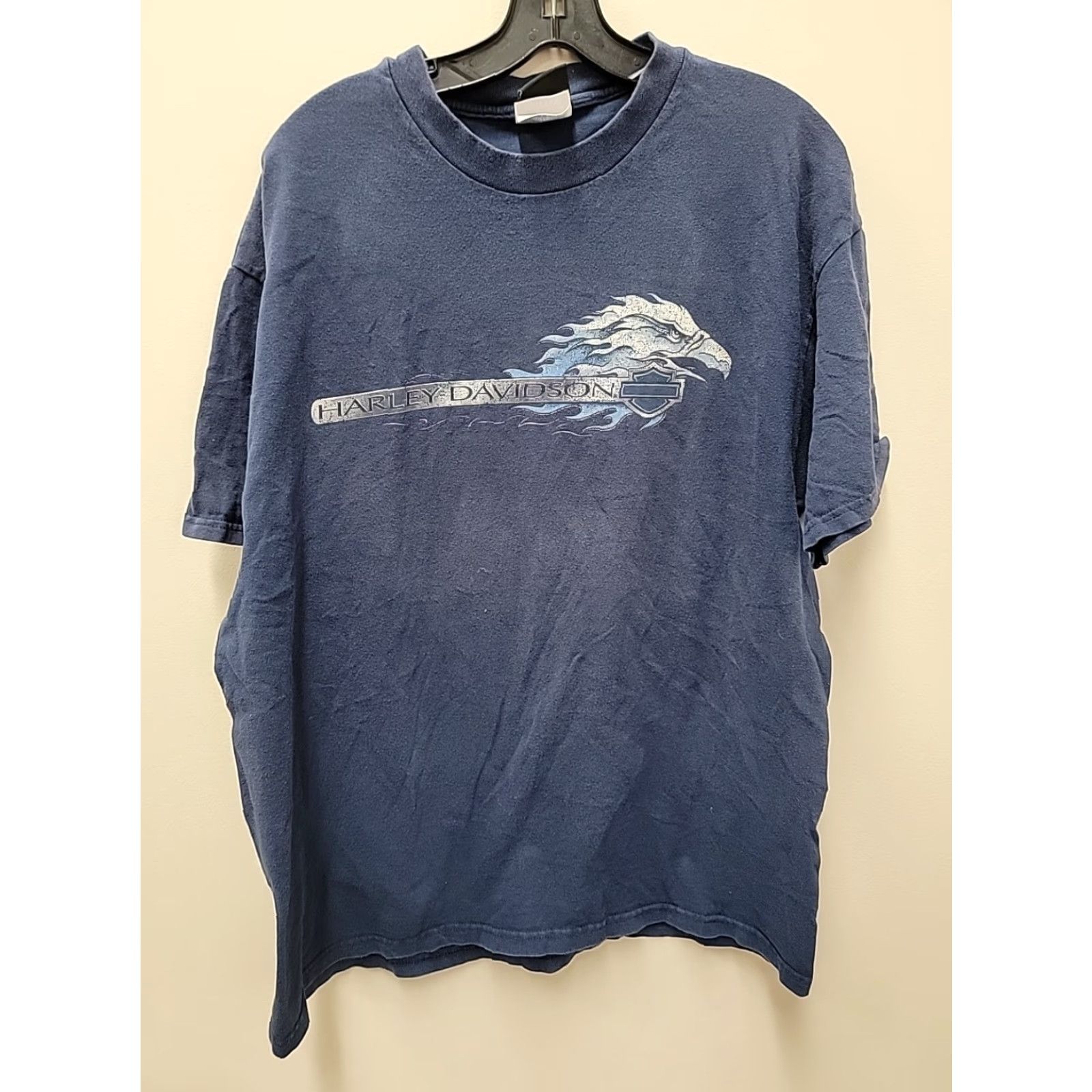 Harley Davidson VINTAGE Harley-Davidson Las Vegas Southern Nevada T Shirt Mens XL Blue 90s Graphic Cracking Mens Shirts XL Size US XL / EU 56 / 4 - 4 Thumbnail