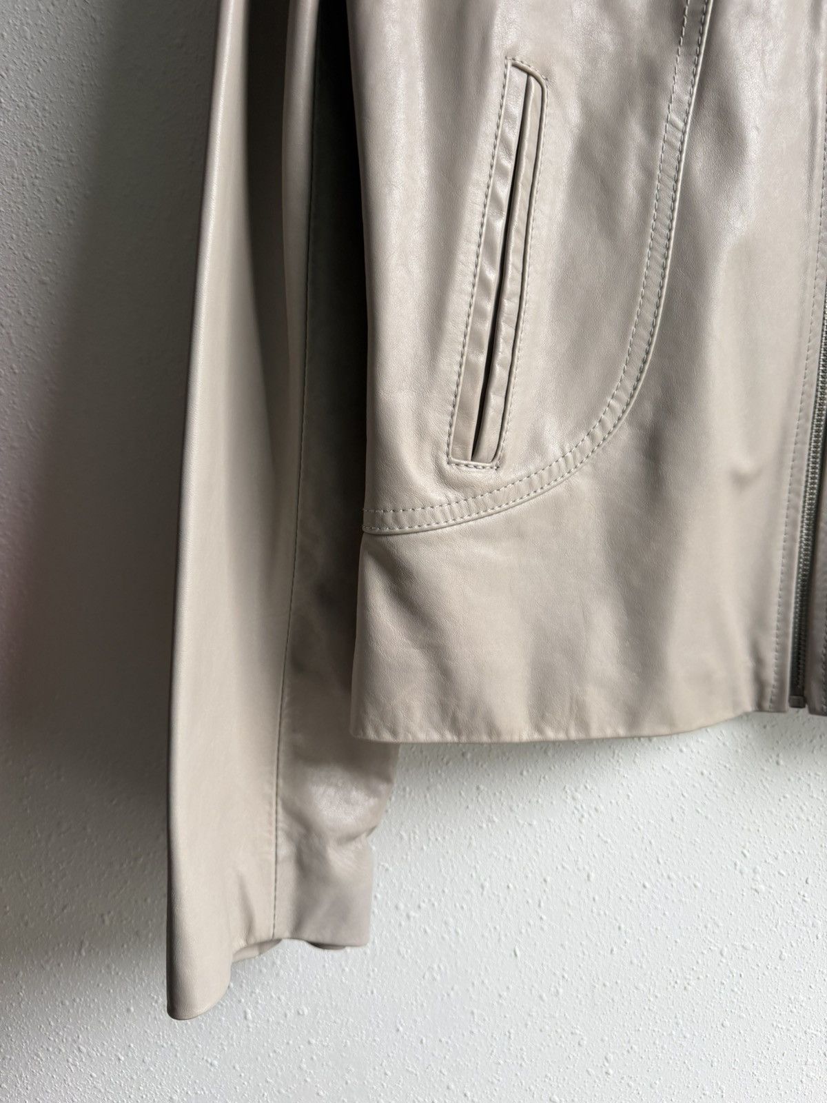 Maison Margiela Maison Margiela A/W 2009 Moto/Biker Jacket Beige Size US M / EU 48-50 / 2 - 4 Thumbnail
